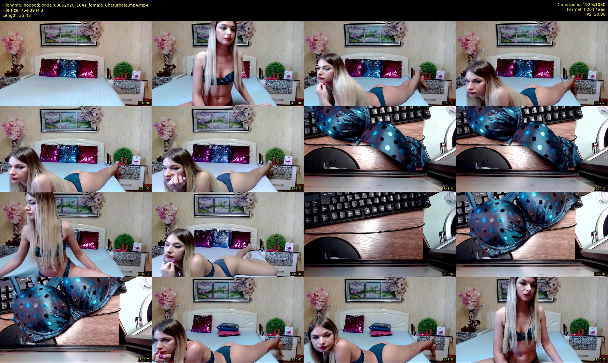 hooootblonde — 36 minute Chaturbate female cam show recording, 1080p, Jun 8, 2020