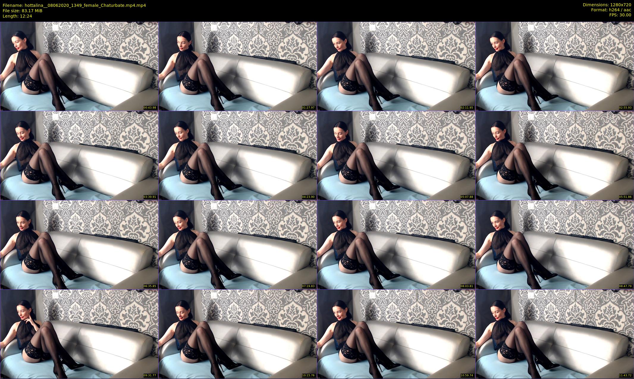 hottalina_ — 13 minute Chaturbate female cam show recording, 720p, Jun 8, 2020