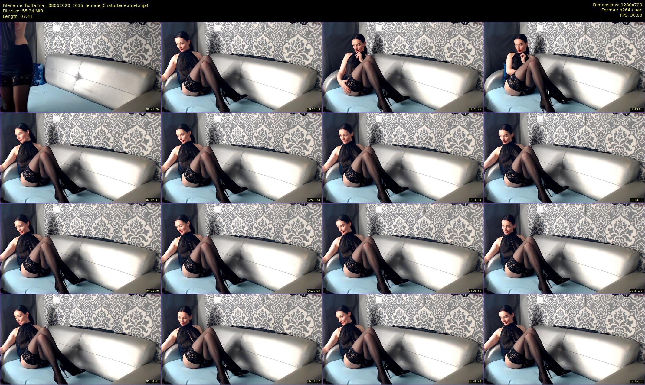 hottalina_ — 8 minute Chaturbate female cam show recording, 720p, Jun 8, 2020