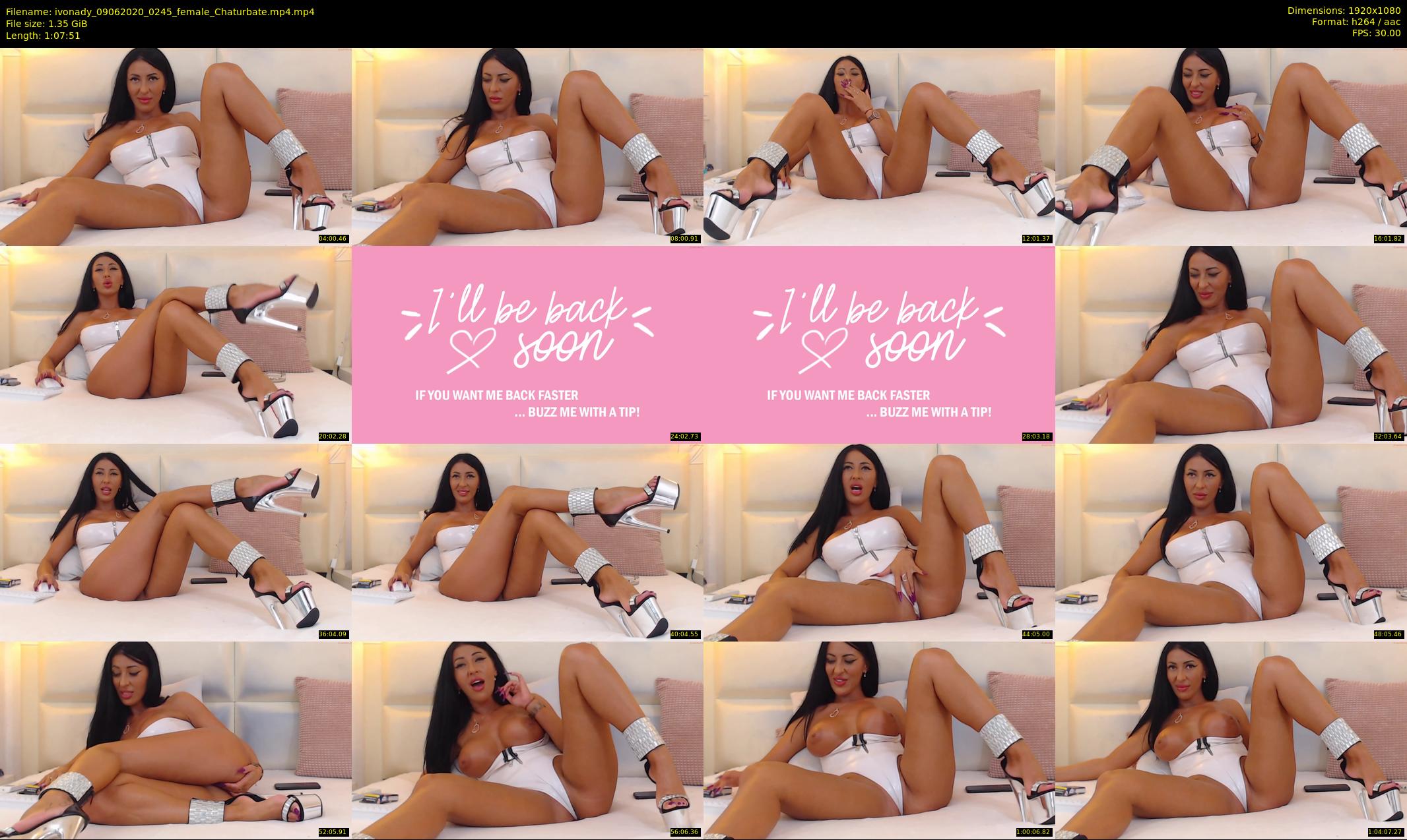 ivonady — 68 minute Chaturbate female cam show recording, 1080p, Jun 9, 2020
