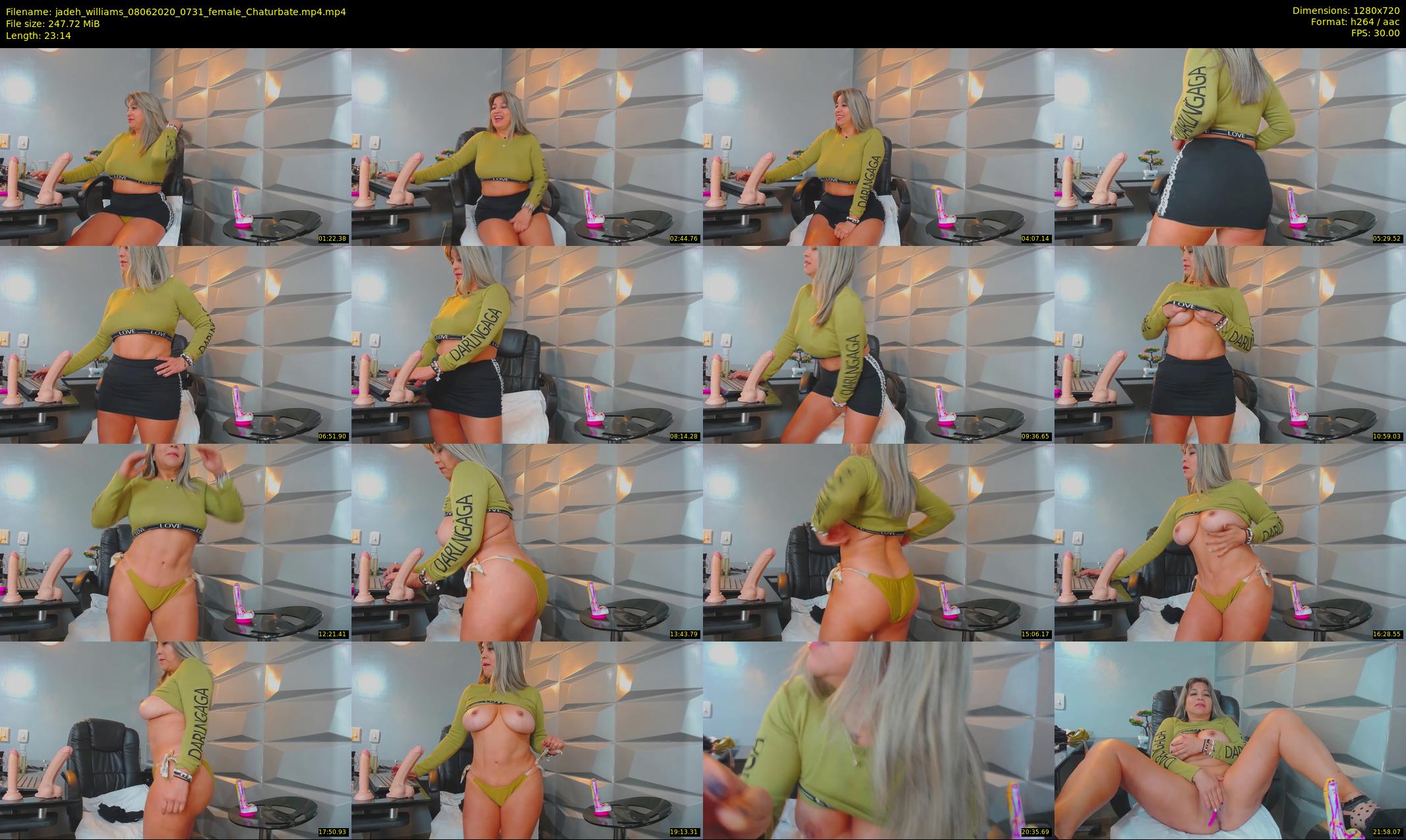 jadeh_williams — 24 minute Chaturbate female cam show recording, 720p, Jun 8, 2020