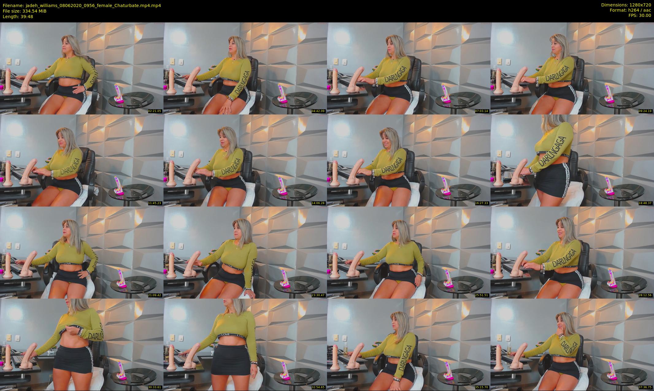 jadeh_williams — 40 minute Chaturbate female cam show recording, 720p, Jun 8, 2020
