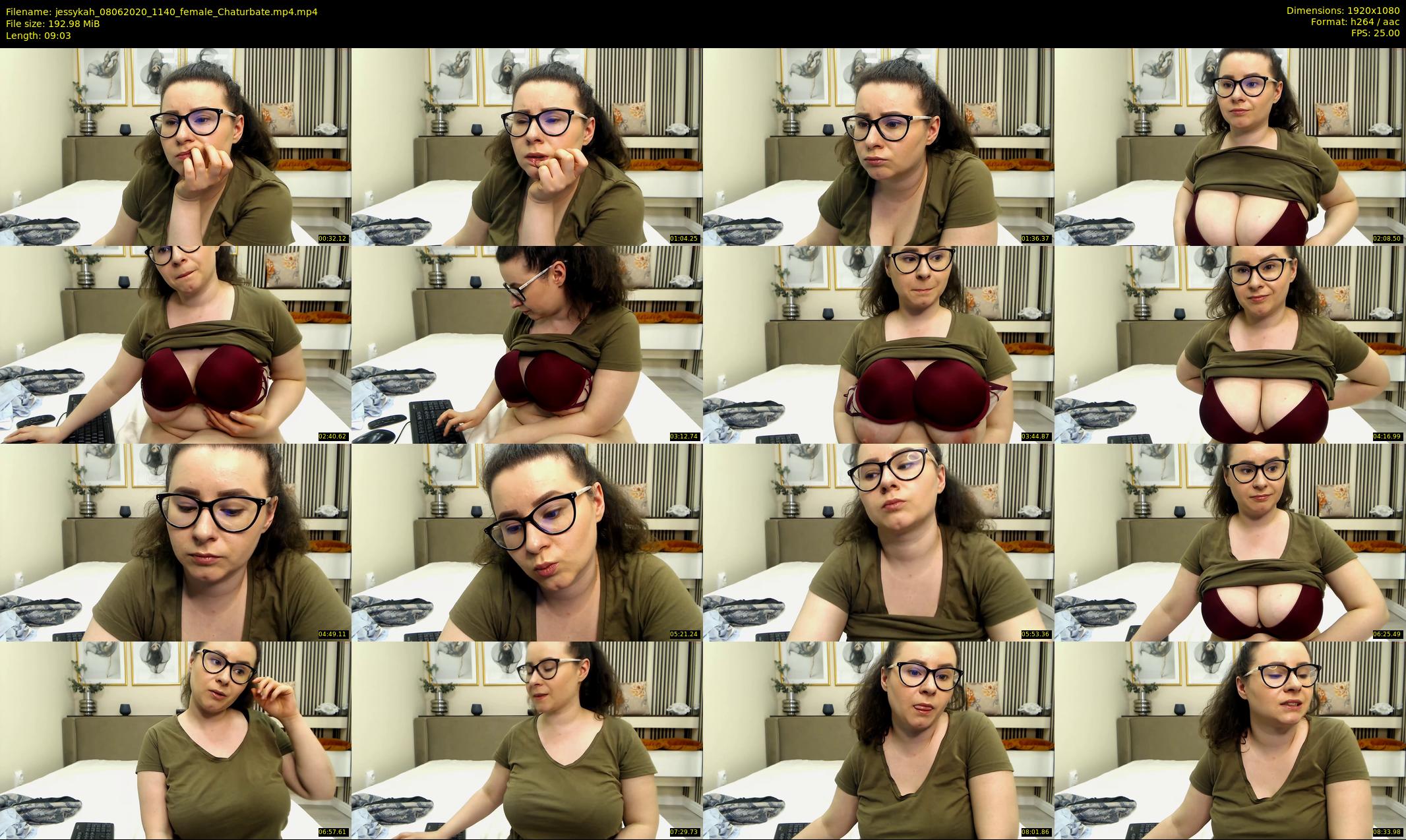 jessykah — 10 minute Chaturbate female cam show recording, 1080p, Jun 8, 2020