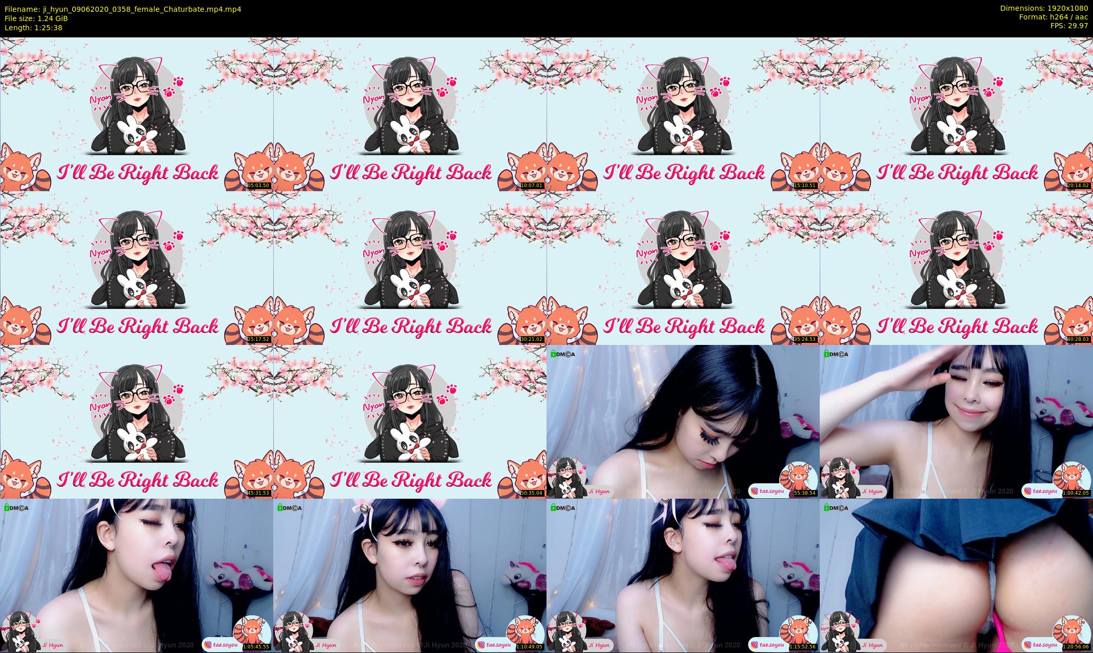 ji_hyun — 86 minute Chaturbate female cam show recording, 1080p, Jun 9, 2020