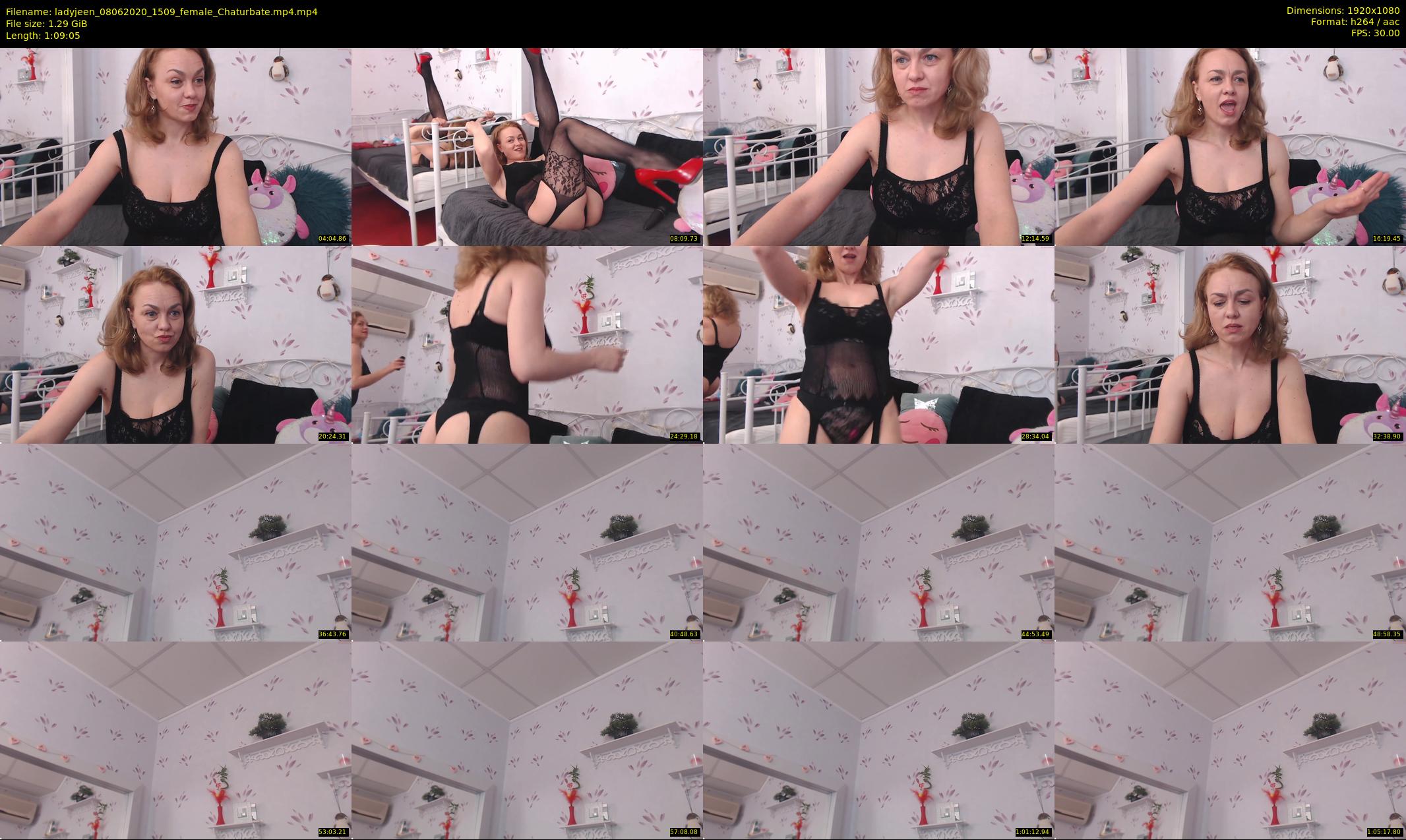 ladyjeen — 70 minute Chaturbate female cam show recording, 1080p, Jun 8, 2020