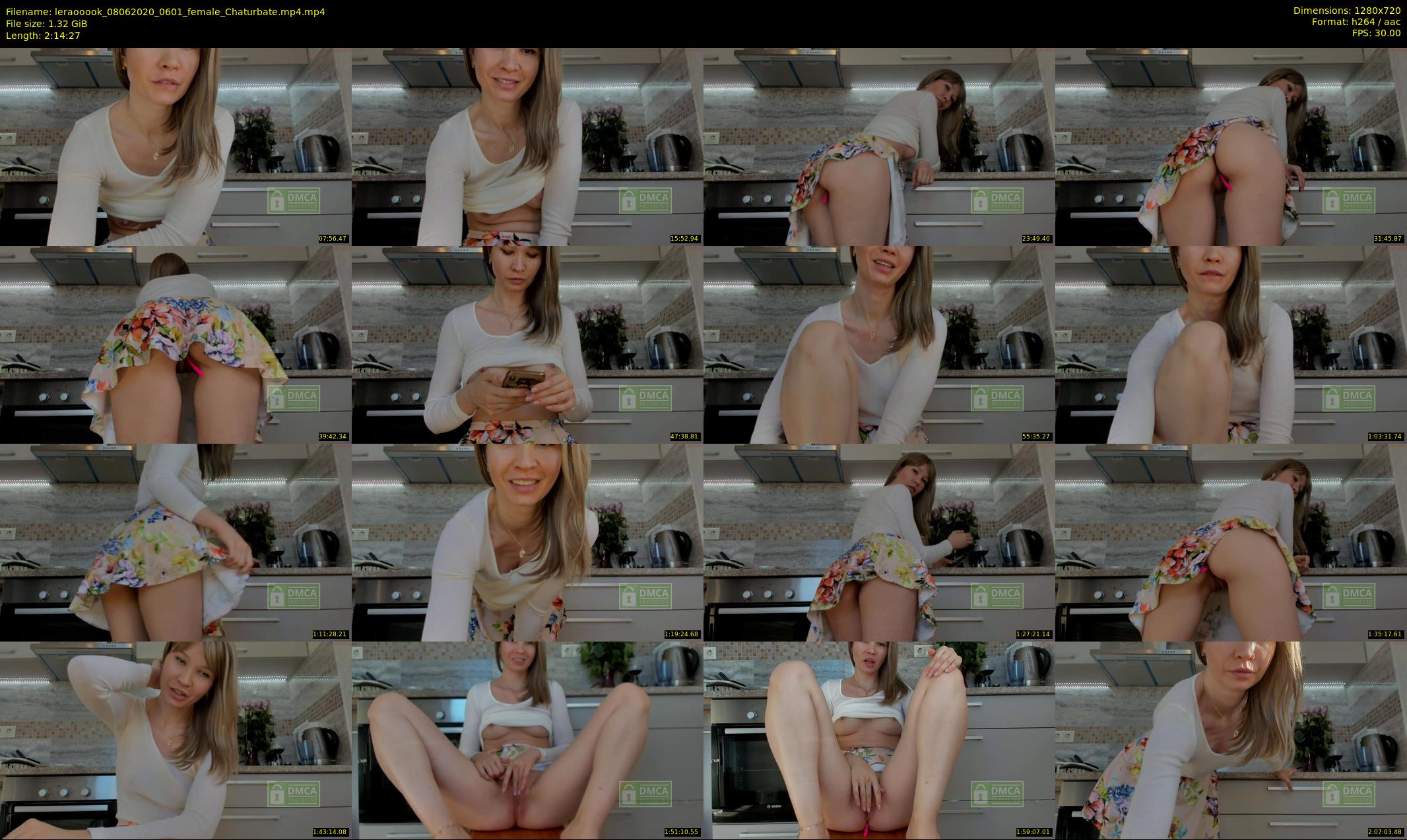 leraooook — 135 minute Chaturbate female cam show recording, 720p, Jun 8, 2020