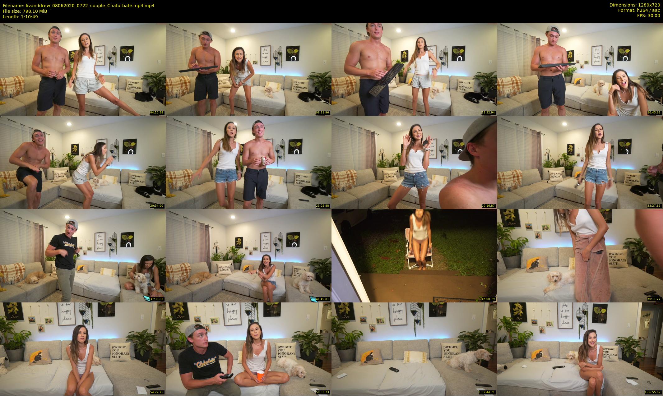 livanddrew — 71 minute Chaturbate couple cam show recording, 720p, Jun 8, 2020