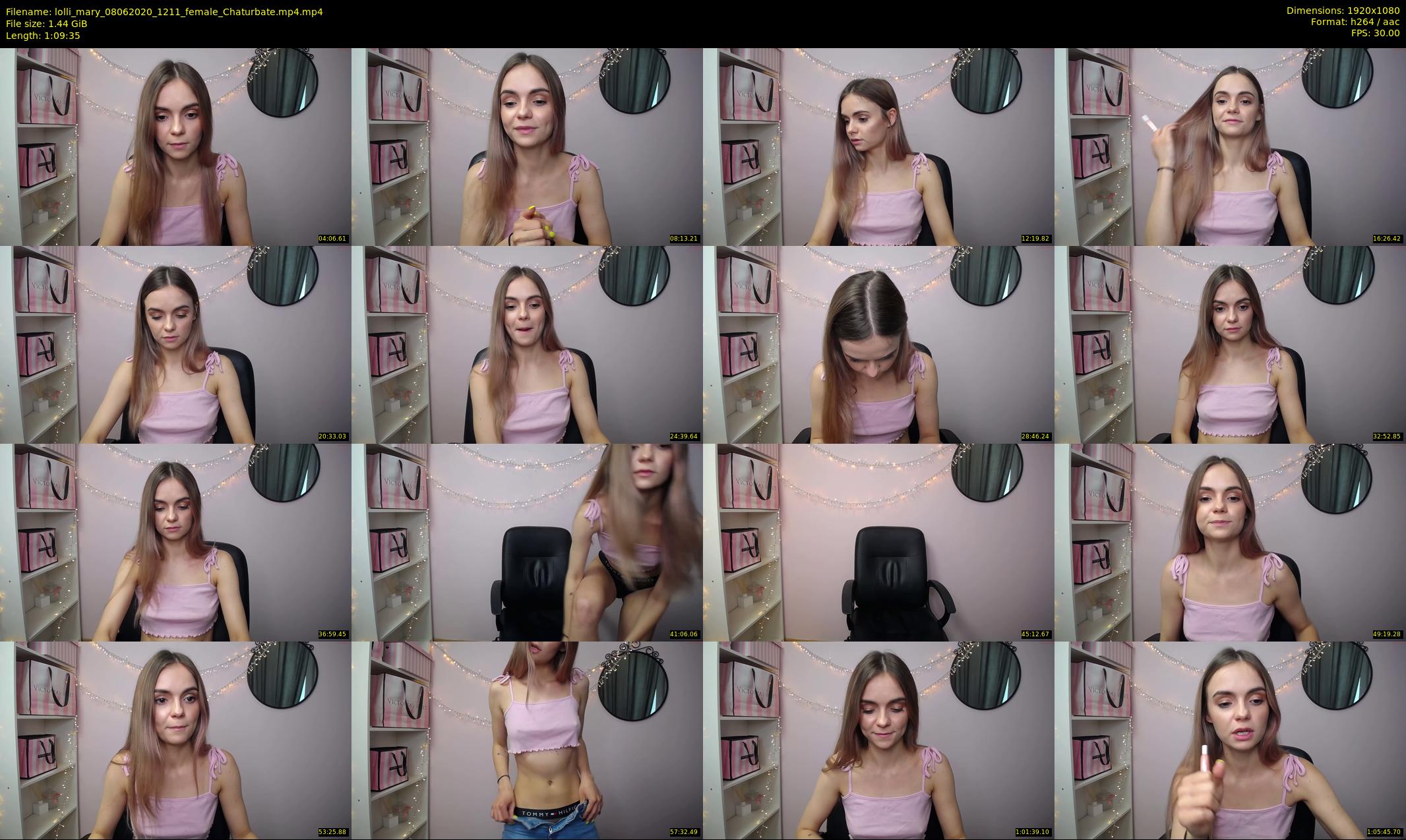lolli_mary — 70 minute Chaturbate female cam show recording, 1080p, Jun 8, 2020