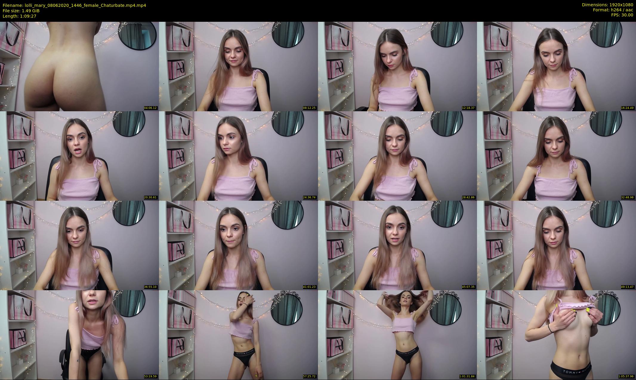 lolli_mary — 70 minute Chaturbate female cam show recording, 1080p, Jun 8, 2020