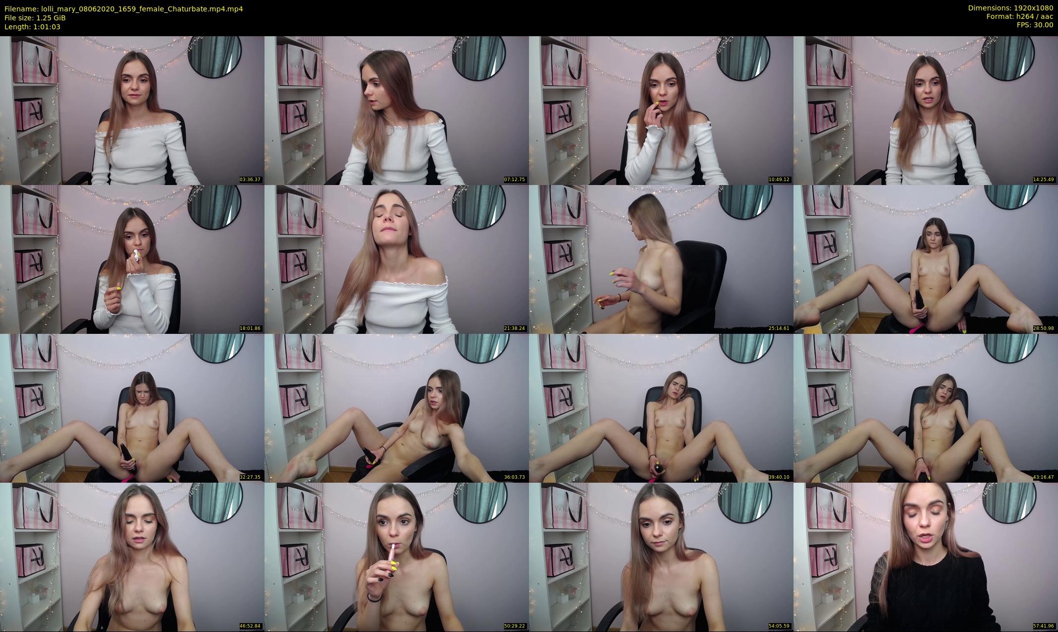 lolli_mary — 62 minute Chaturbate female cam show recording, 1080p, Jun 8, 2020