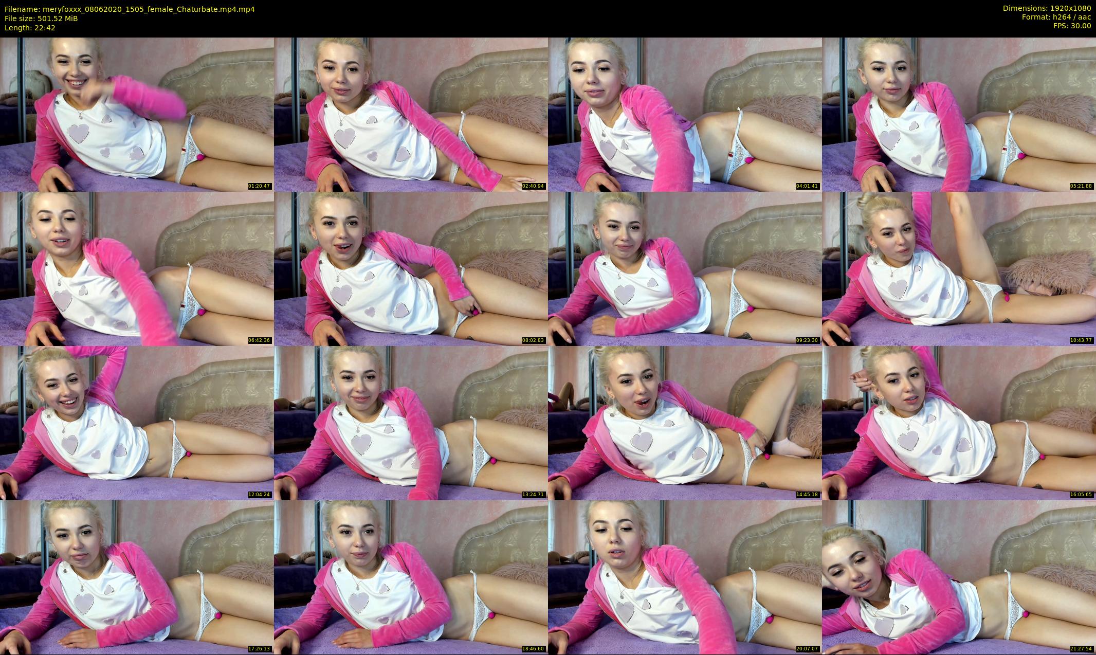 meryfoxxx — 23 minute Chaturbate female cam show recording, 1080p, Jun 8, 2020