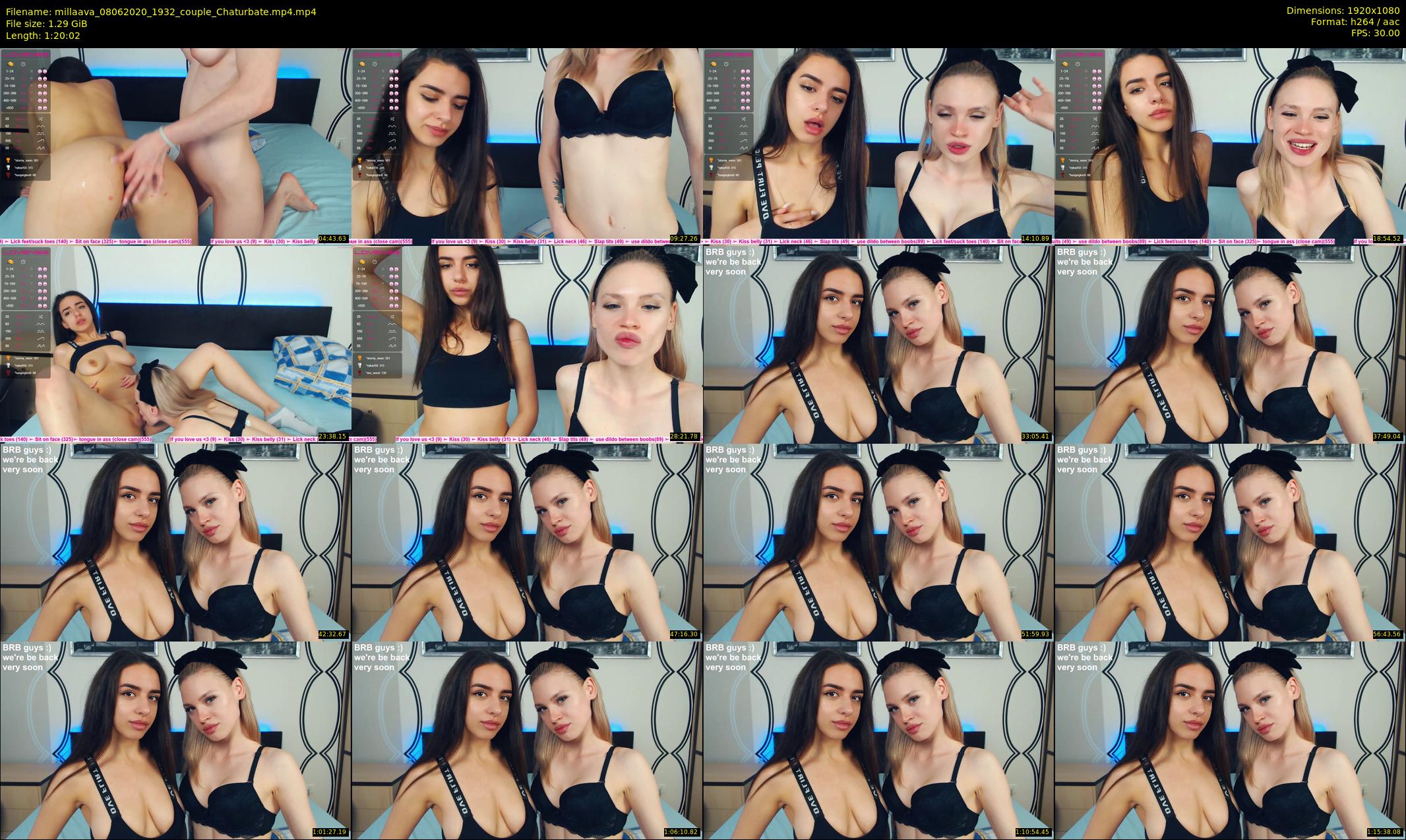 millaava — 81 minute Chaturbate female cam show recording, 1080p, Jun 8, 2020