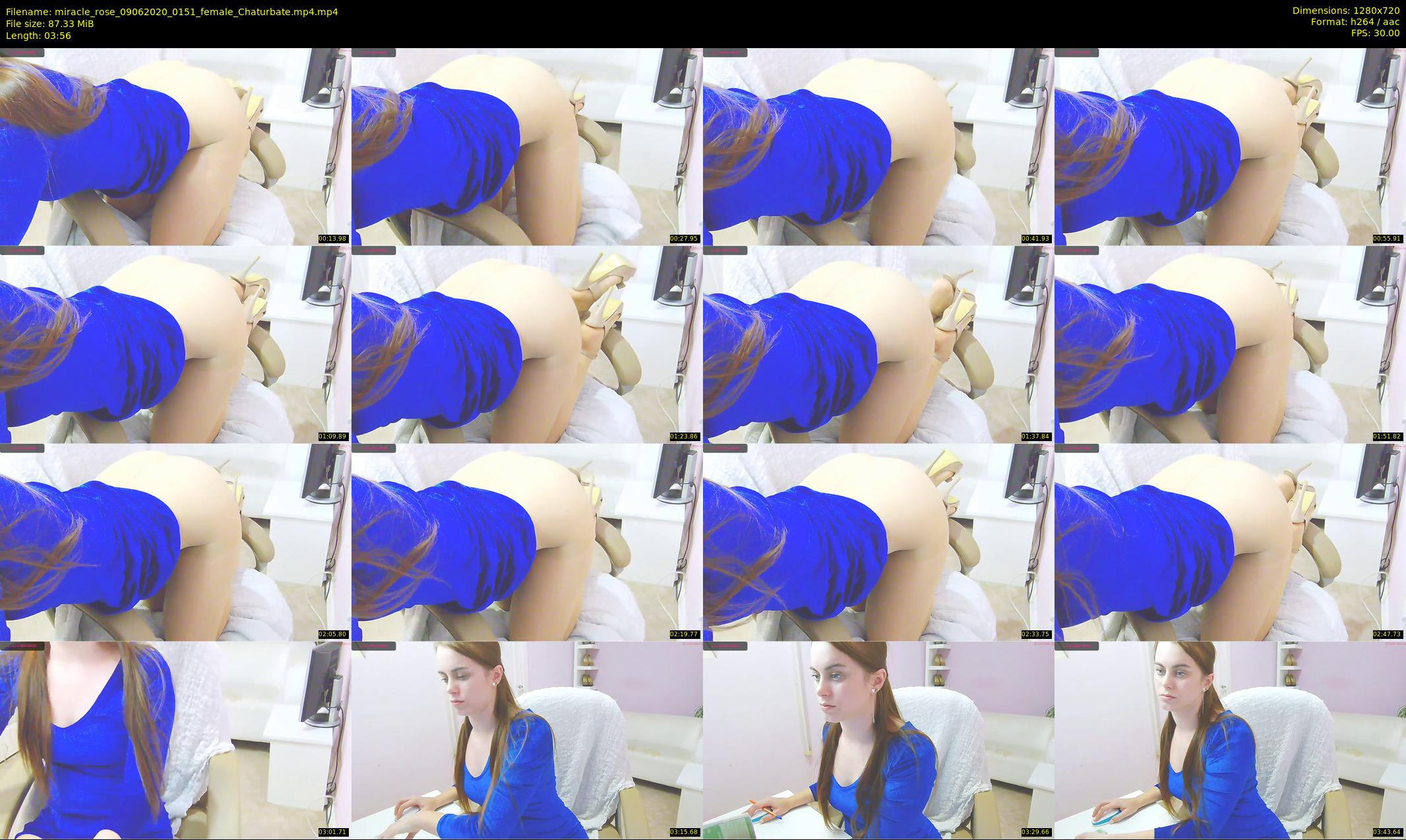 miracle_rose — 4 minute Chaturbate female cam show recording, 720p, Jun 9, 2020