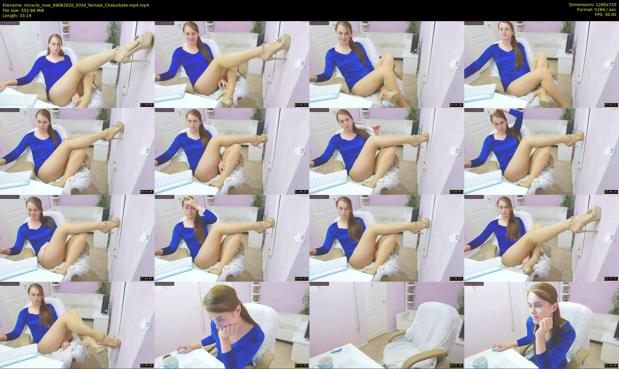 miracle_rose — 34 minute Chaturbate female cam show recording, 720p, Jun 9, 2020