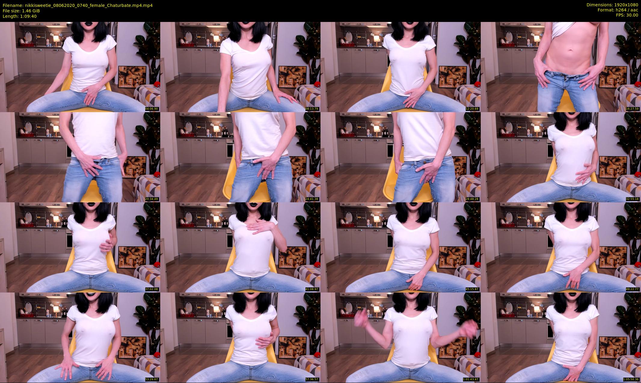 nikkisweetie — 70 minute Chaturbate female cam show recording, 1080p, Jun 8, 2020