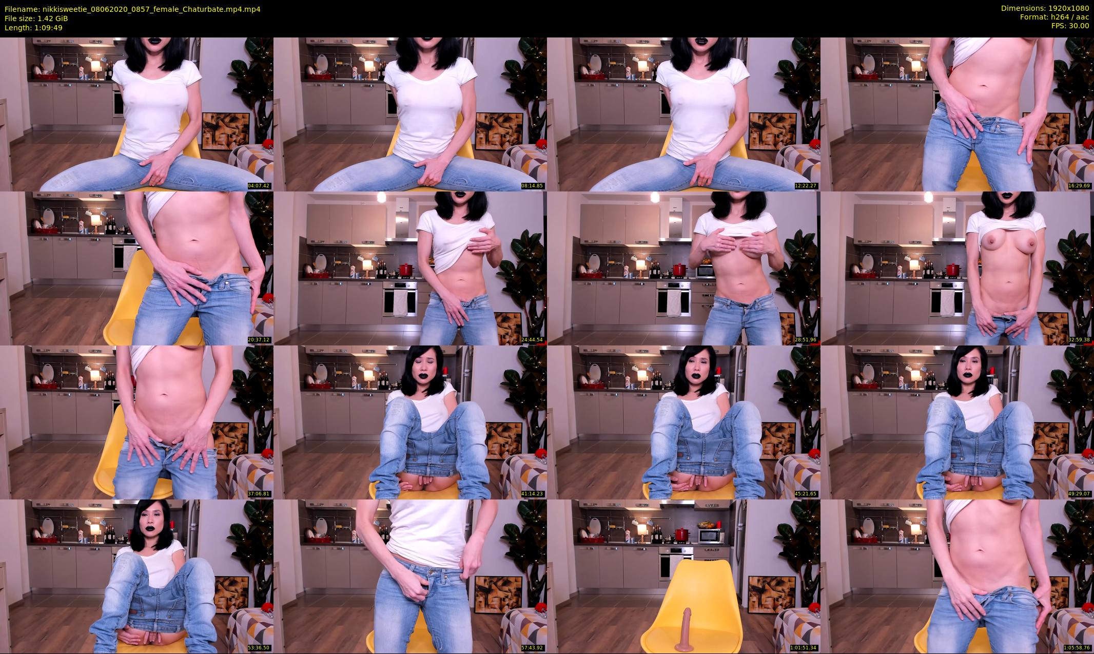 nikkisweetie — 70 minute Chaturbate female cam show recording, 1080p, Jun 8, 2020