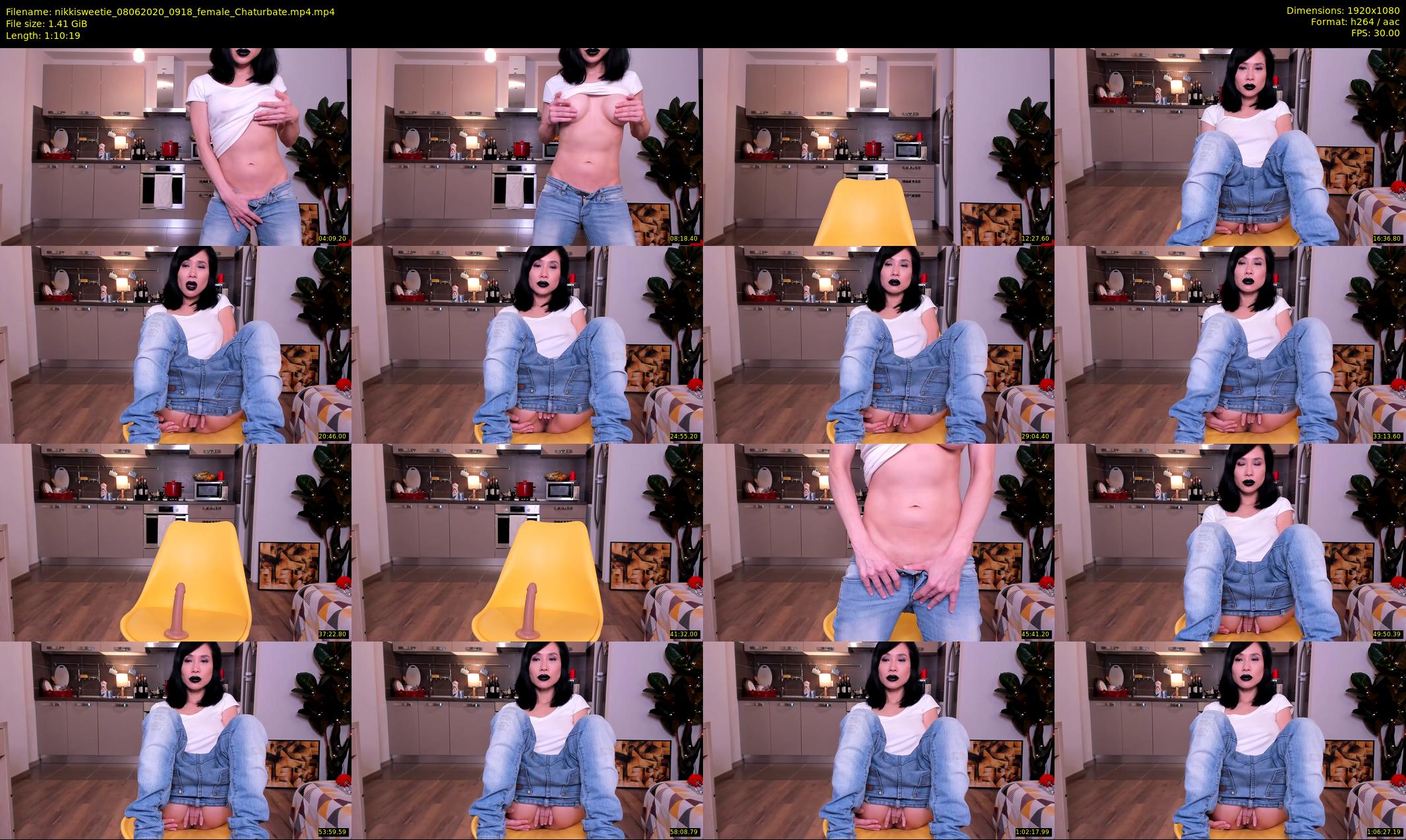 nikkisweetie — 71 minute Chaturbate female cam show recording, 1080p, Jun 8, 2020