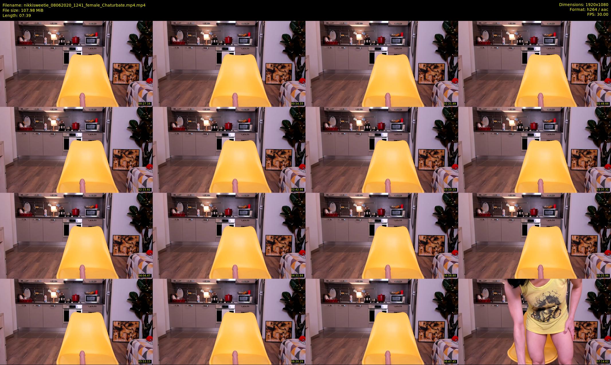 nikkisweetie — 8 minute Chaturbate female cam show recording, 1080p, Jun 8, 2020