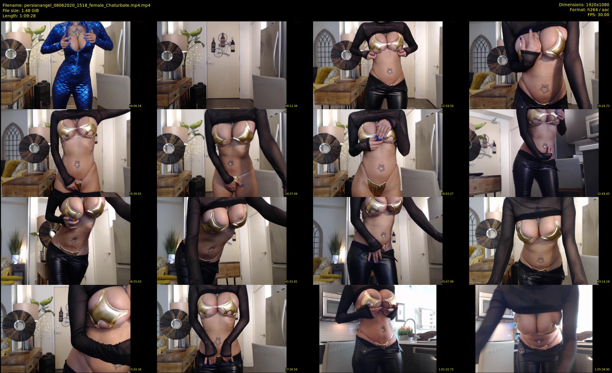 persianangel — 70 minute Chaturbate female cam show recording, 1080p, Jun 8, 2020