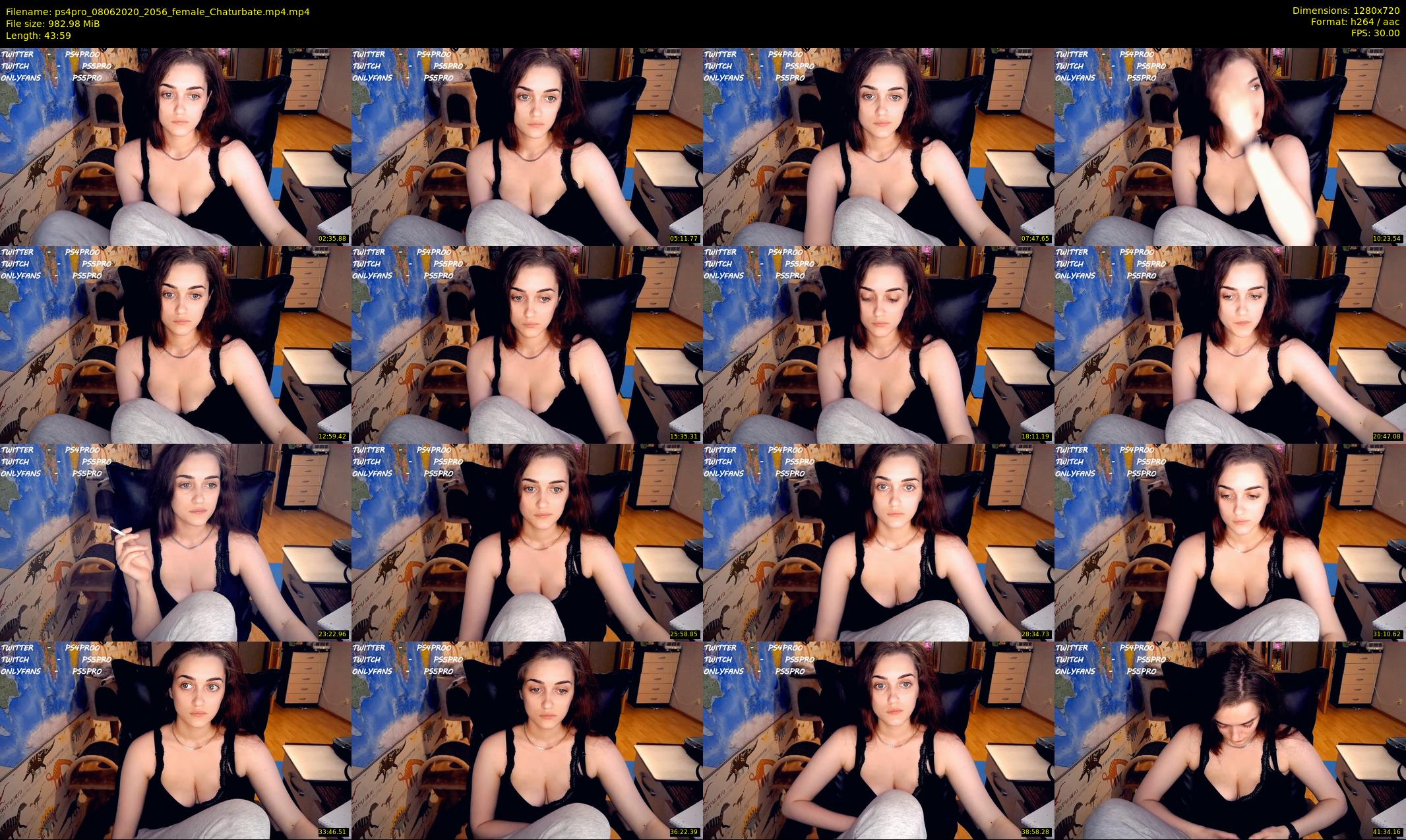 ps4pro — 44 minute Chaturbate female cam show recording, 720p, Jun 8, 2020
