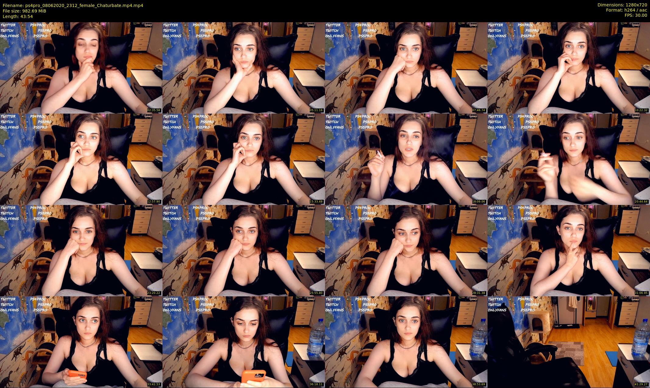 ps4pro — 44 minute Chaturbate female cam show recording, 720p, Jun 8, 2020