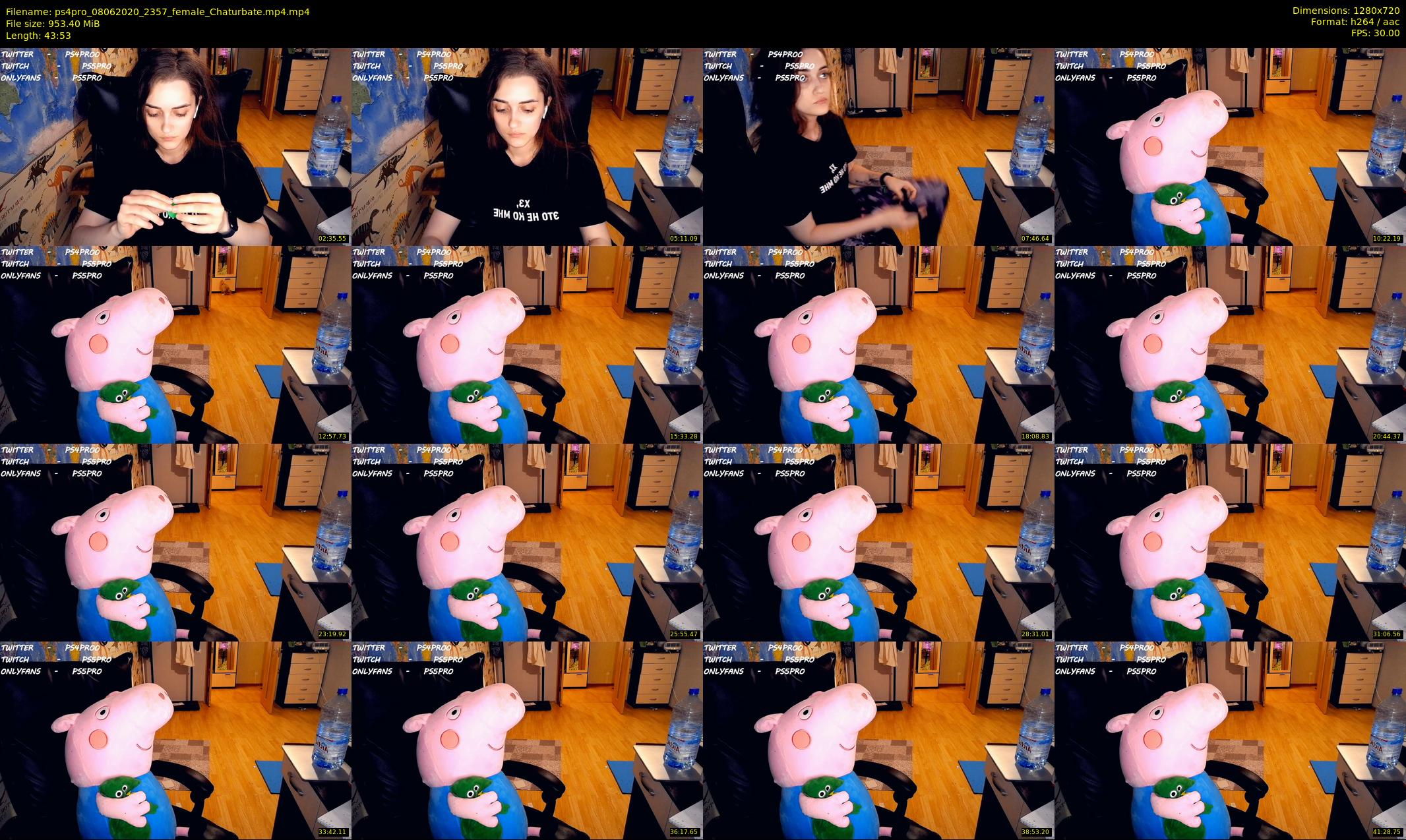 ps4pro — 44 minute Chaturbate female cam show recording, 720p, Jun 8, 2020
