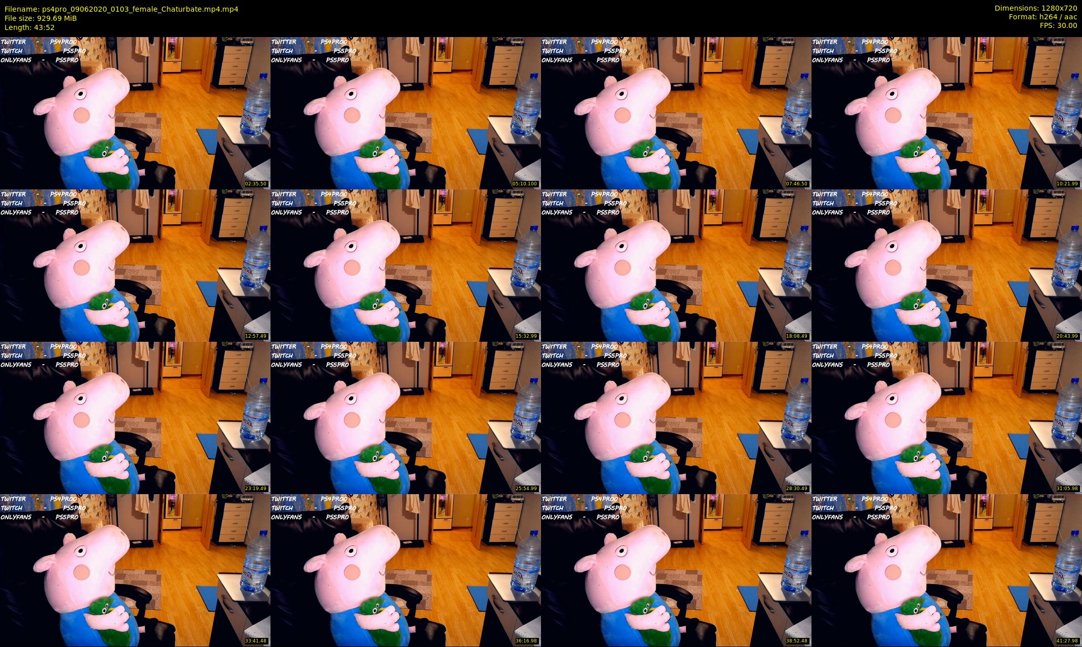 ps4pro — 44 minute Chaturbate female cam show recording, 720p, Jun 9, 2020