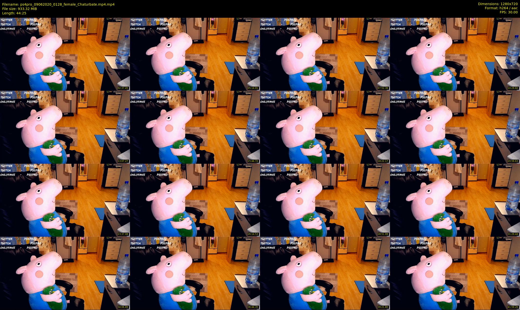 ps4pro — 45 minute Chaturbate female cam show recording, 720p, Jun 9, 2020