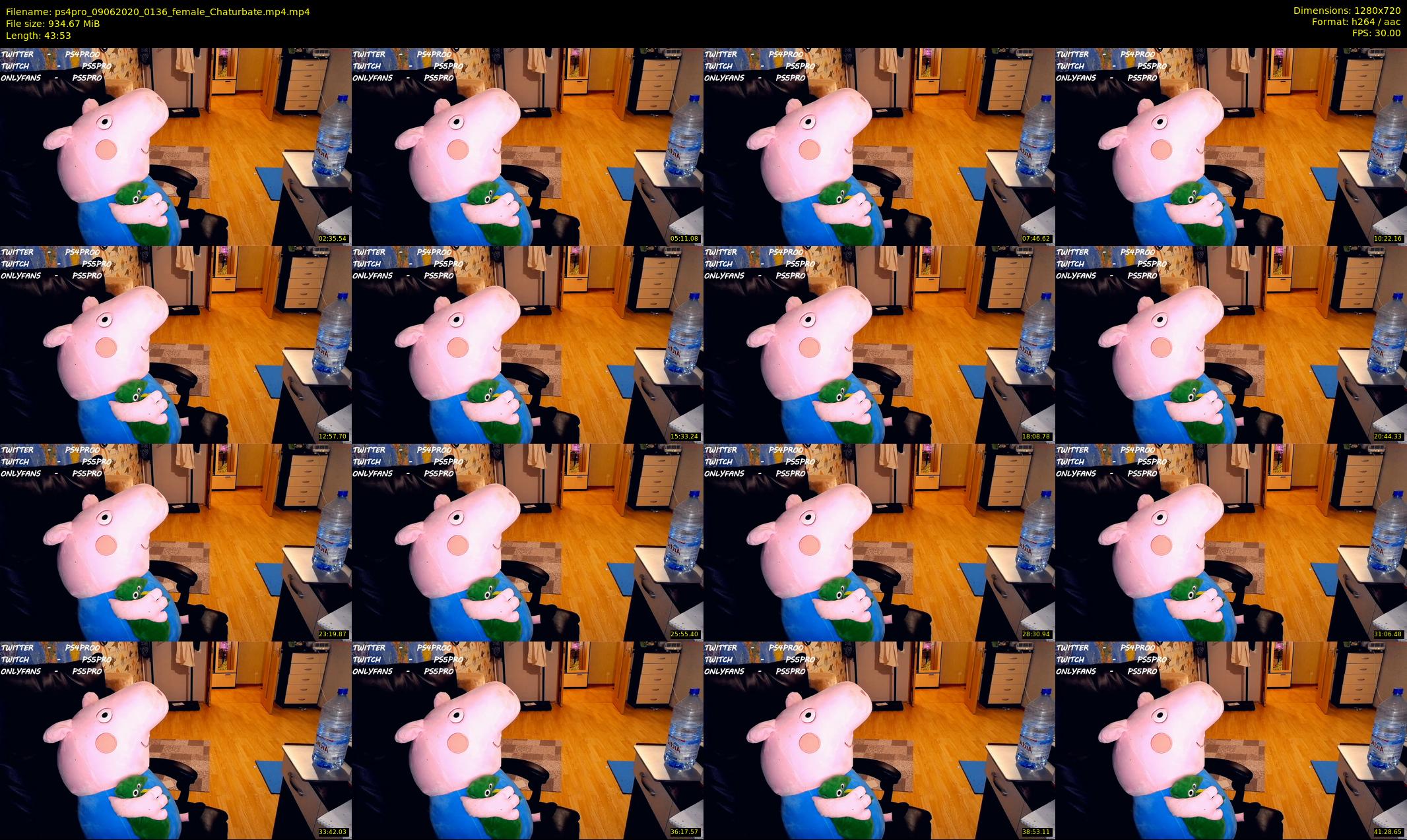 ps4pro — 44 minute Chaturbate female cam show recording, 720p, Jun 9, 2020