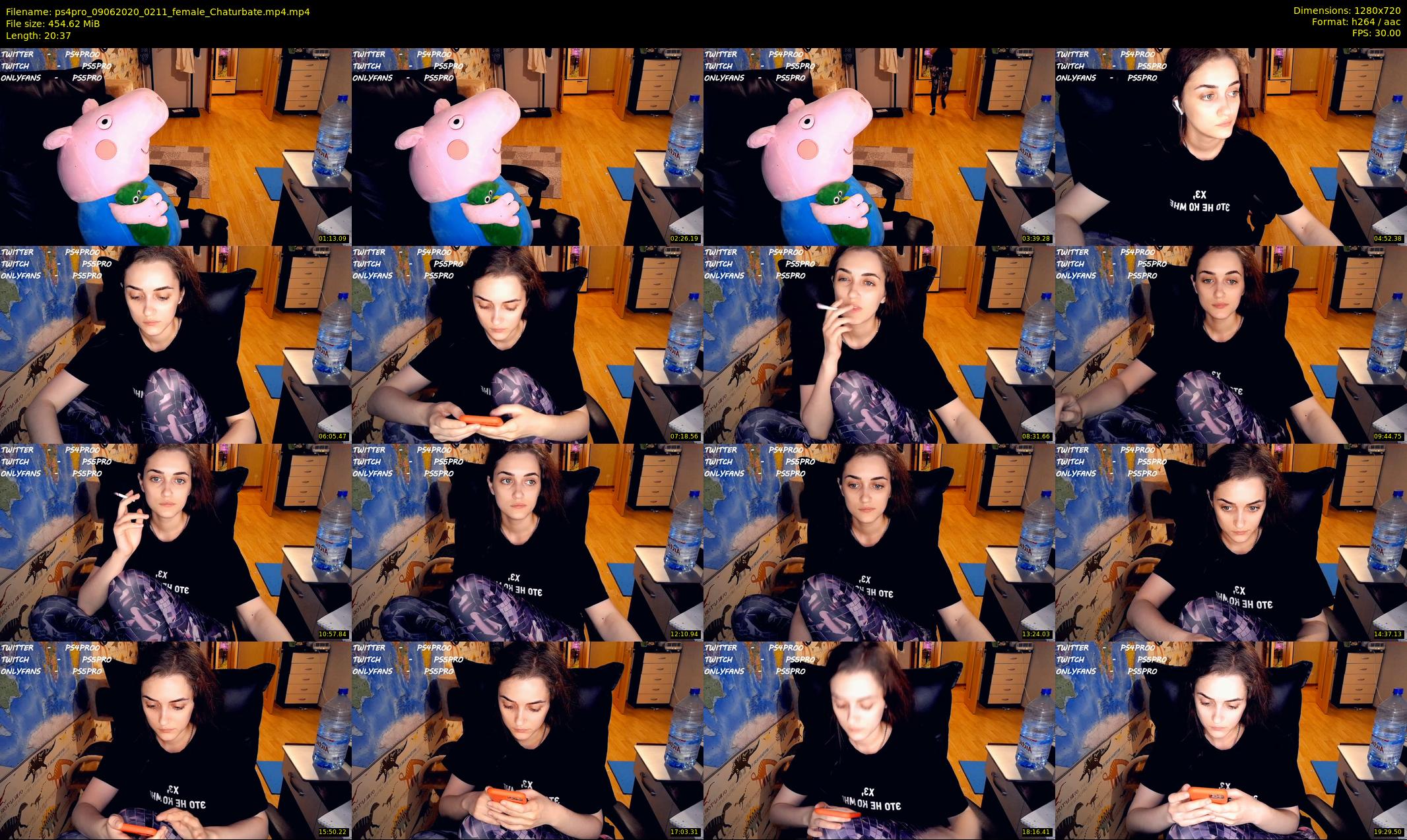 ps4pro — 21 minute Chaturbate female cam show recording, 720p, Jun 9, 2020