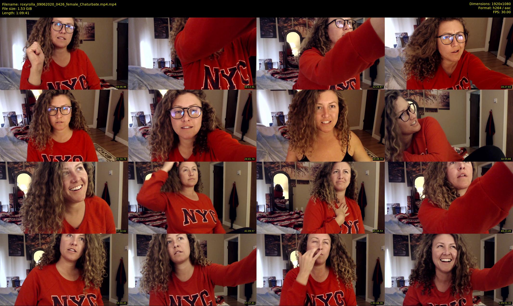 roxyrolla — 70 minute Chaturbate female cam show recording, 1080p, Jun 9, 2020