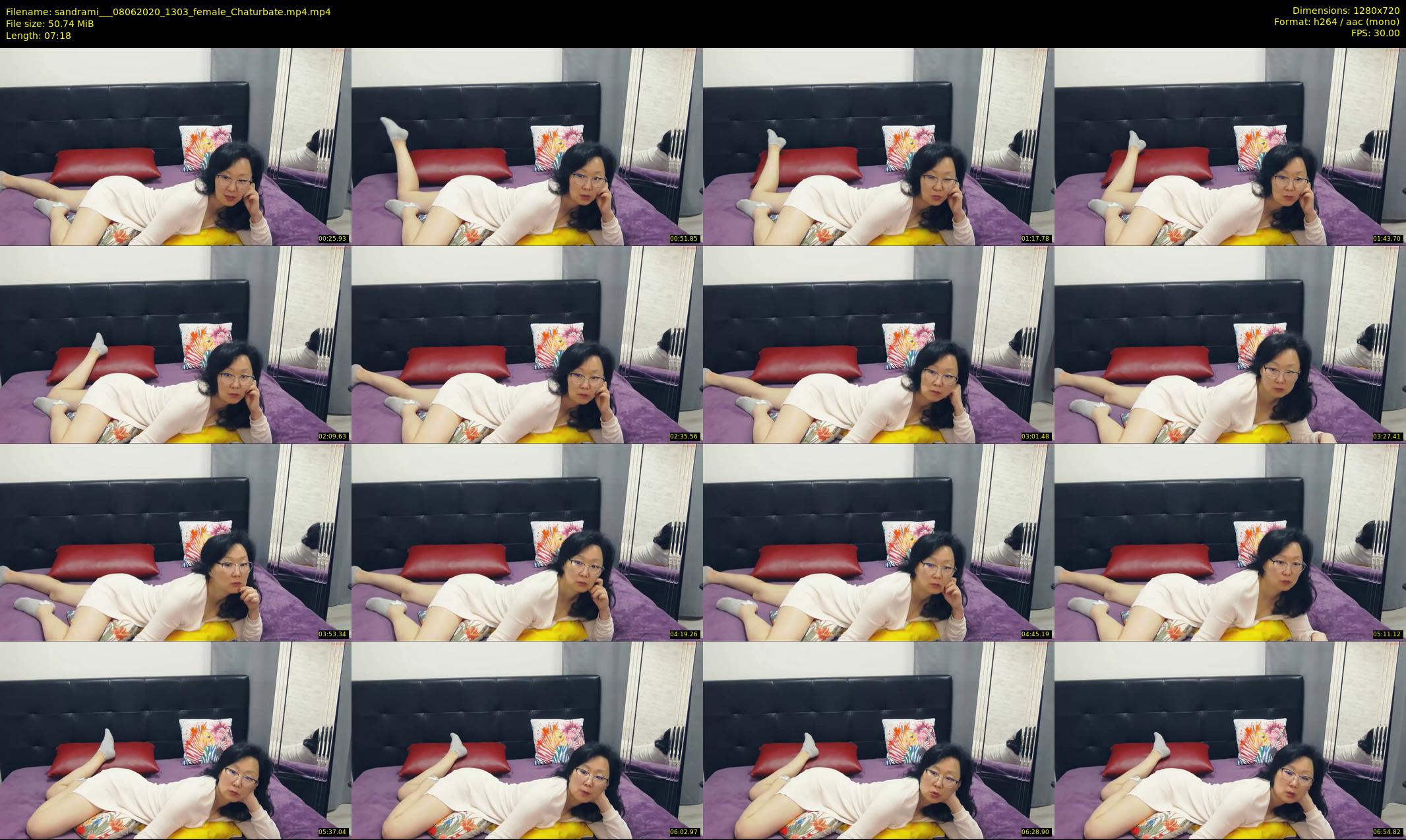 sandrami__ — 8 minute Chaturbate female cam show recording, 720p, Jun 8, 2020