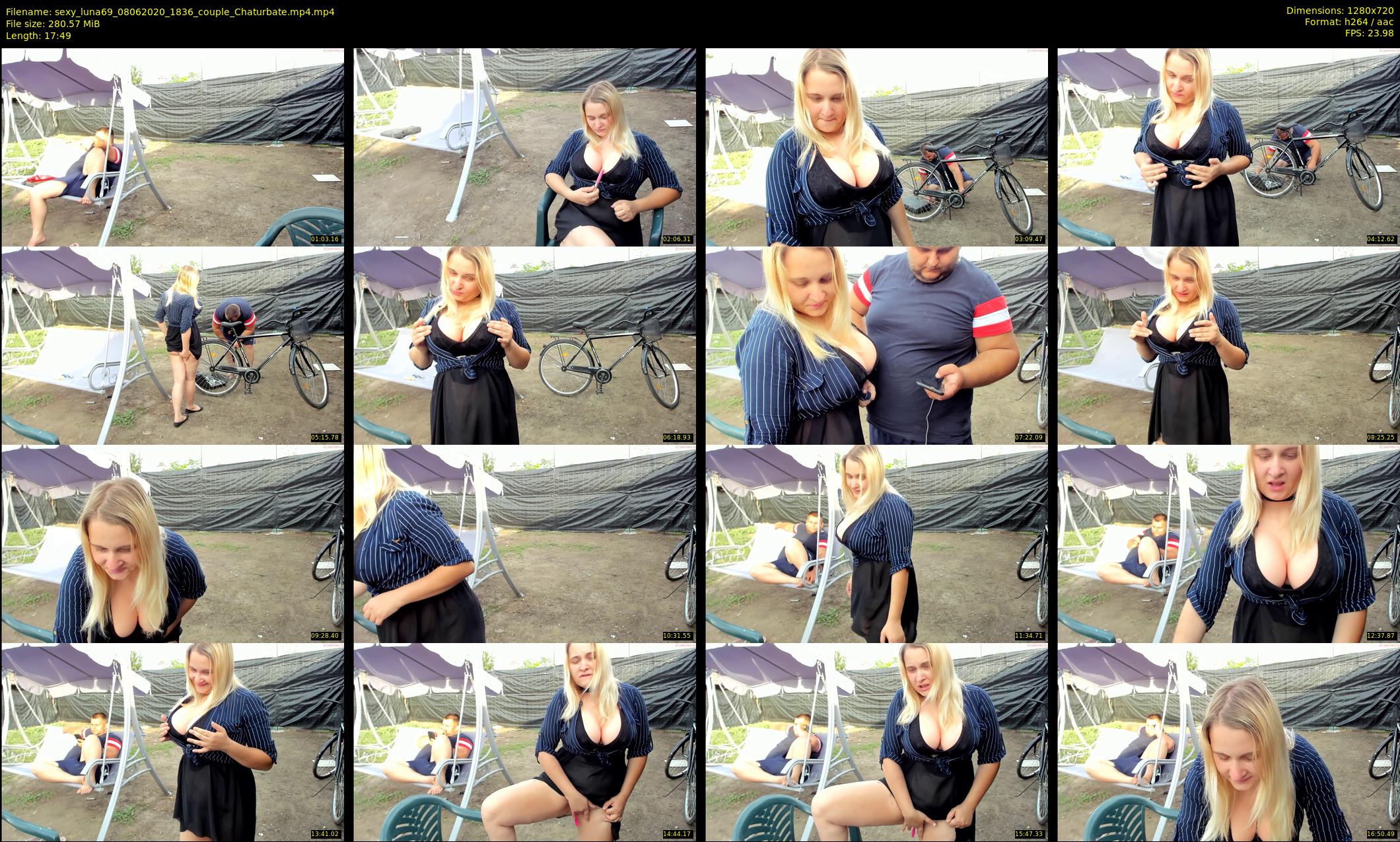 sexy_luna69 — 18 minute Chaturbate couple cam show recording, 720p, Jun 8, 2020