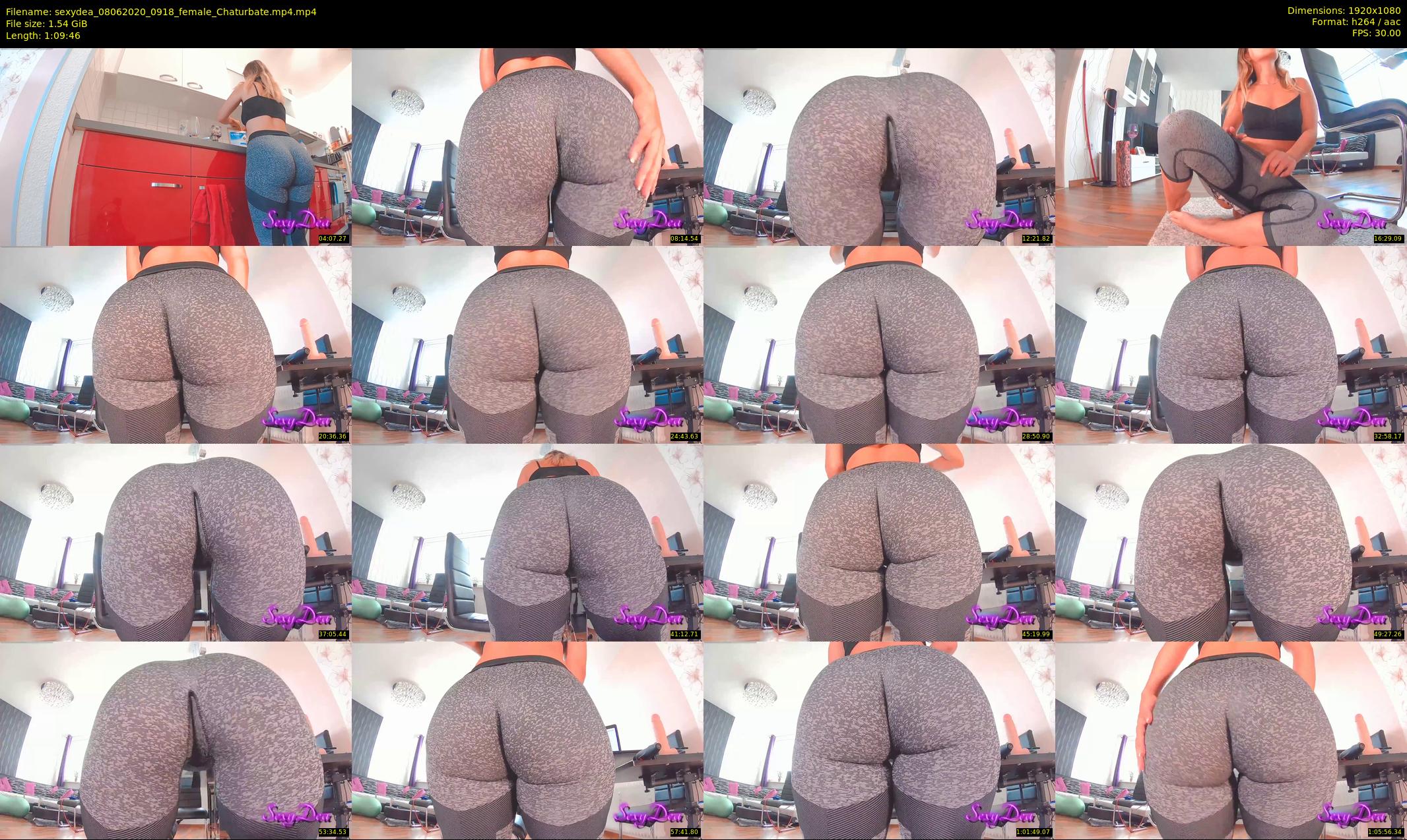 sexydea — 70 minute Chaturbate female cam show recording, 1080p, Jun 8, 2020