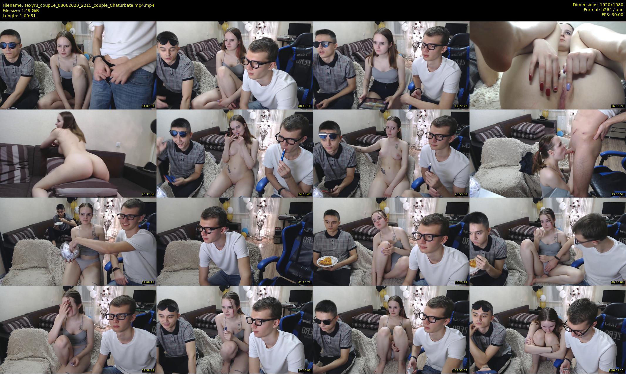 sexyru_coup1e — 70 minute Chaturbate couple cam show recording, 1080p, Jun 8, 2020