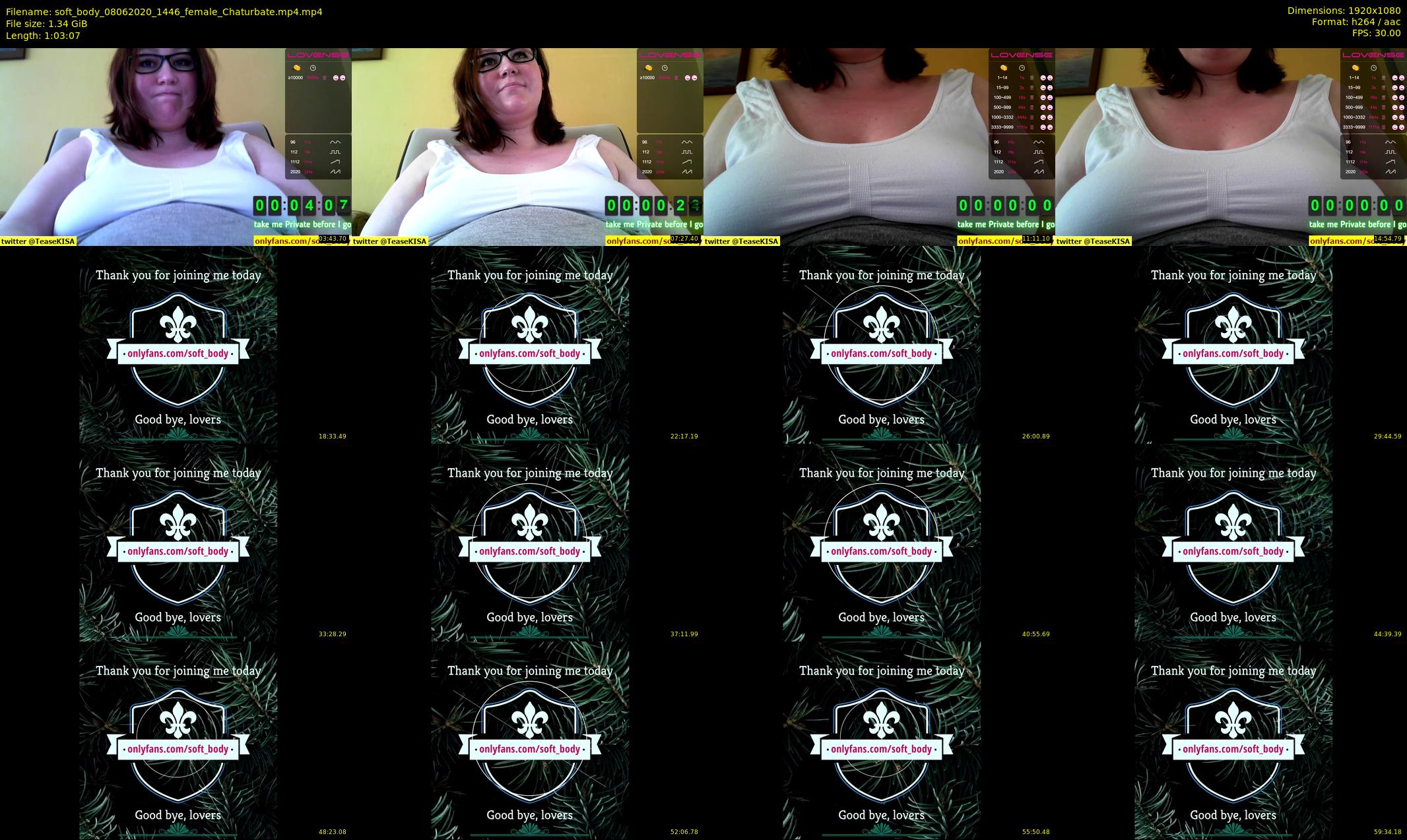 soft_body — 64 minute Chaturbate female cam show recording, 1080p, Jun 8, 2020