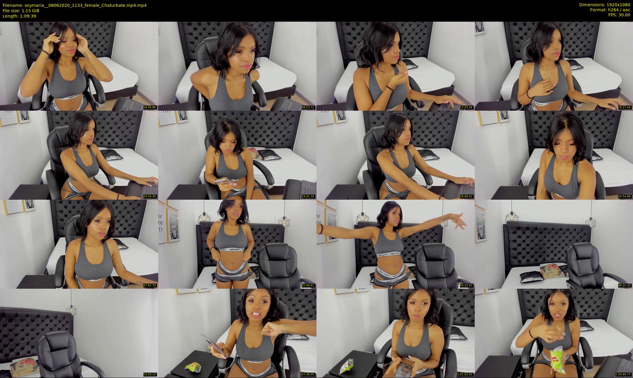 soymaria_ — 70 minute Chaturbate female cam show recording, 1080p, Jun 8, 2020