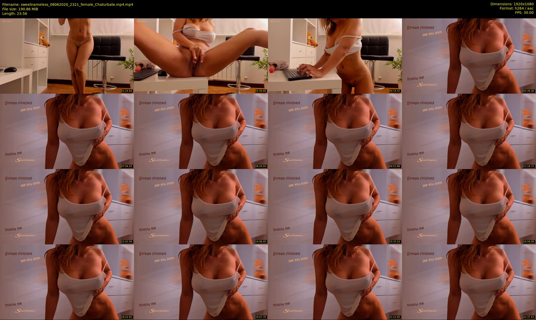 sweetnameless — 24 minute Chaturbate couple cam show recording, 1080p, Jun 8, 2020