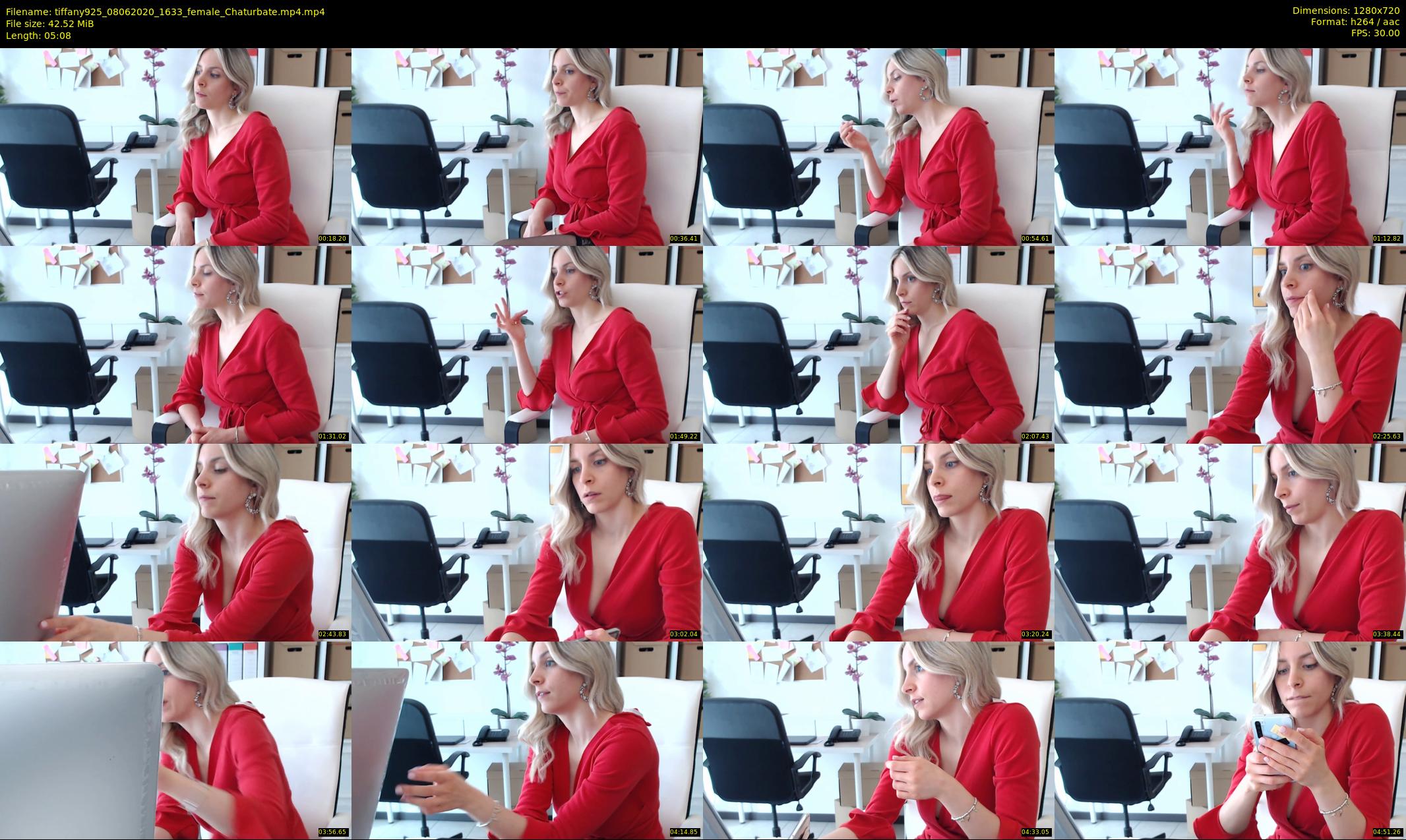 tiffany925 — 6 minute Chaturbate female cam show recording, 720p, Jun 8, 2020