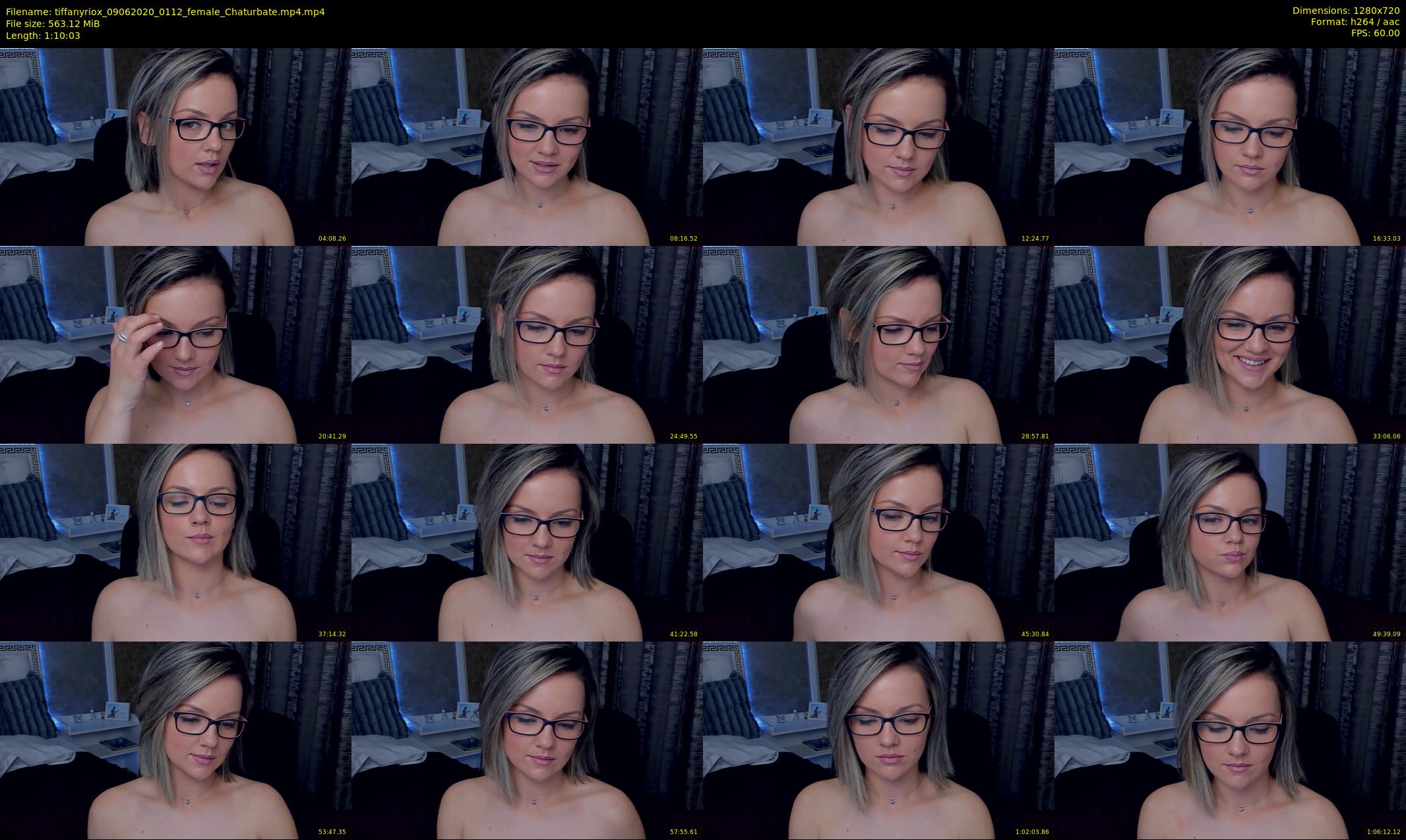 tiffanyriox — 71 minute Chaturbate female cam show recording, 720p, Jun 9, 2020