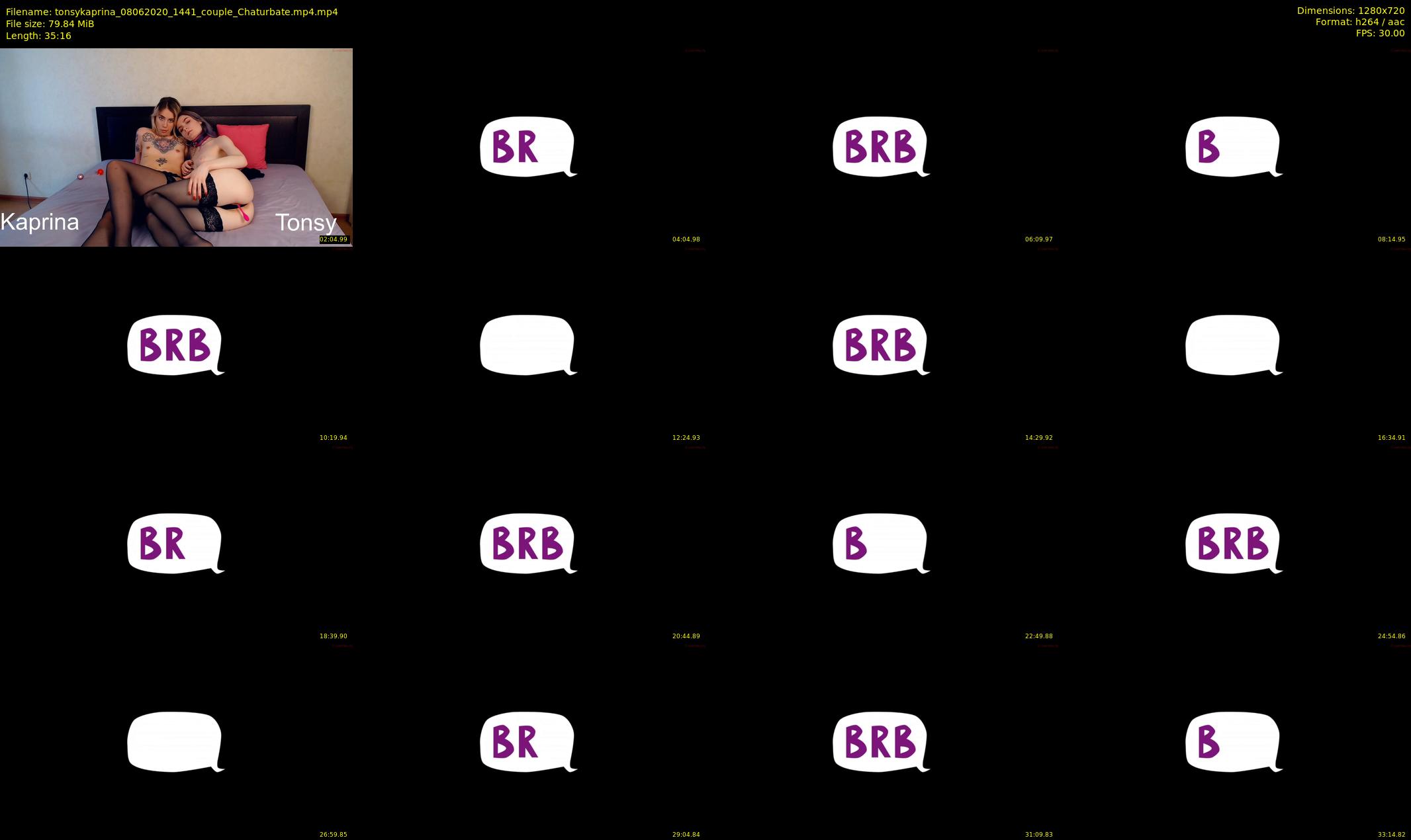 tonsykaprina — 36 minute Chaturbate couple cam show recording, 720p, Jun 8, 2020