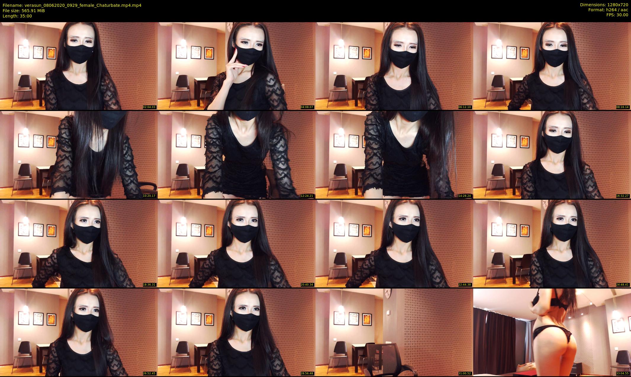 verasun — 35 minute Chaturbate female cam show recording, 720p, Jun 8, 2020