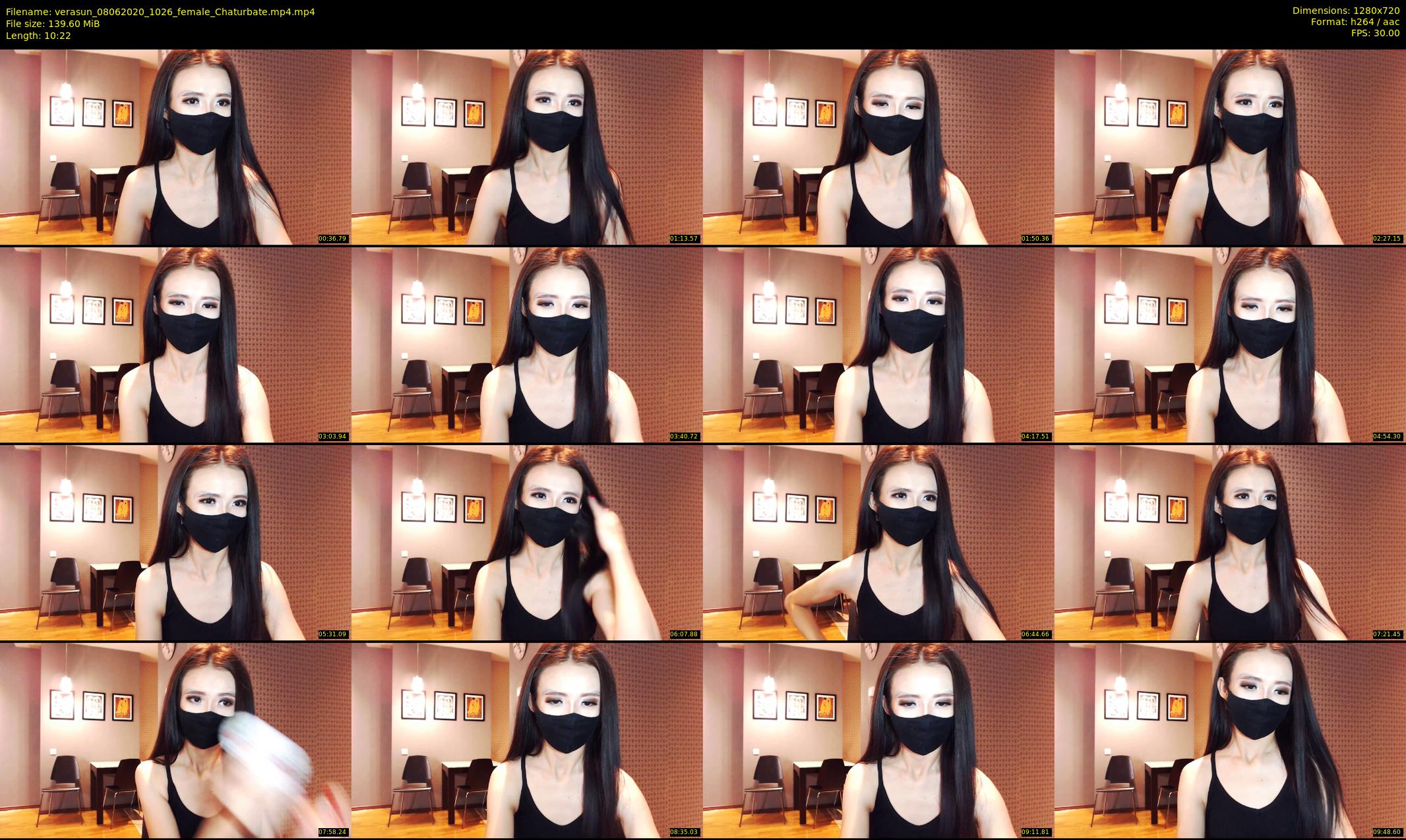verasun — 11 minute Chaturbate female cam show recording, 720p, Jun 8, 2020