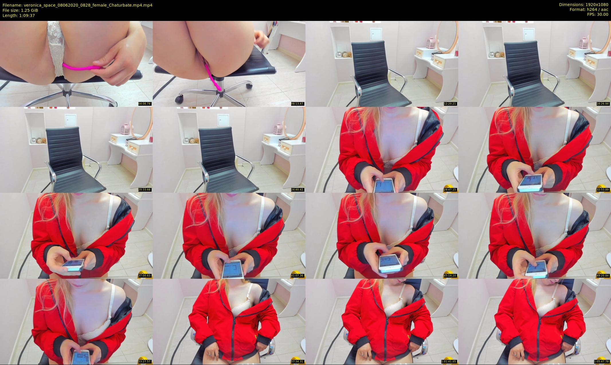 veronica_space — 70 minute Chaturbate female cam show recording, 1080p, Jun 8, 2020