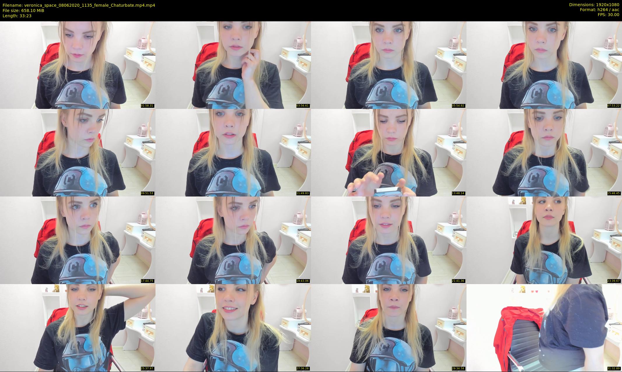 veronica_space — 34 minute Chaturbate female cam show recording, 1080p, Jun 8, 2020