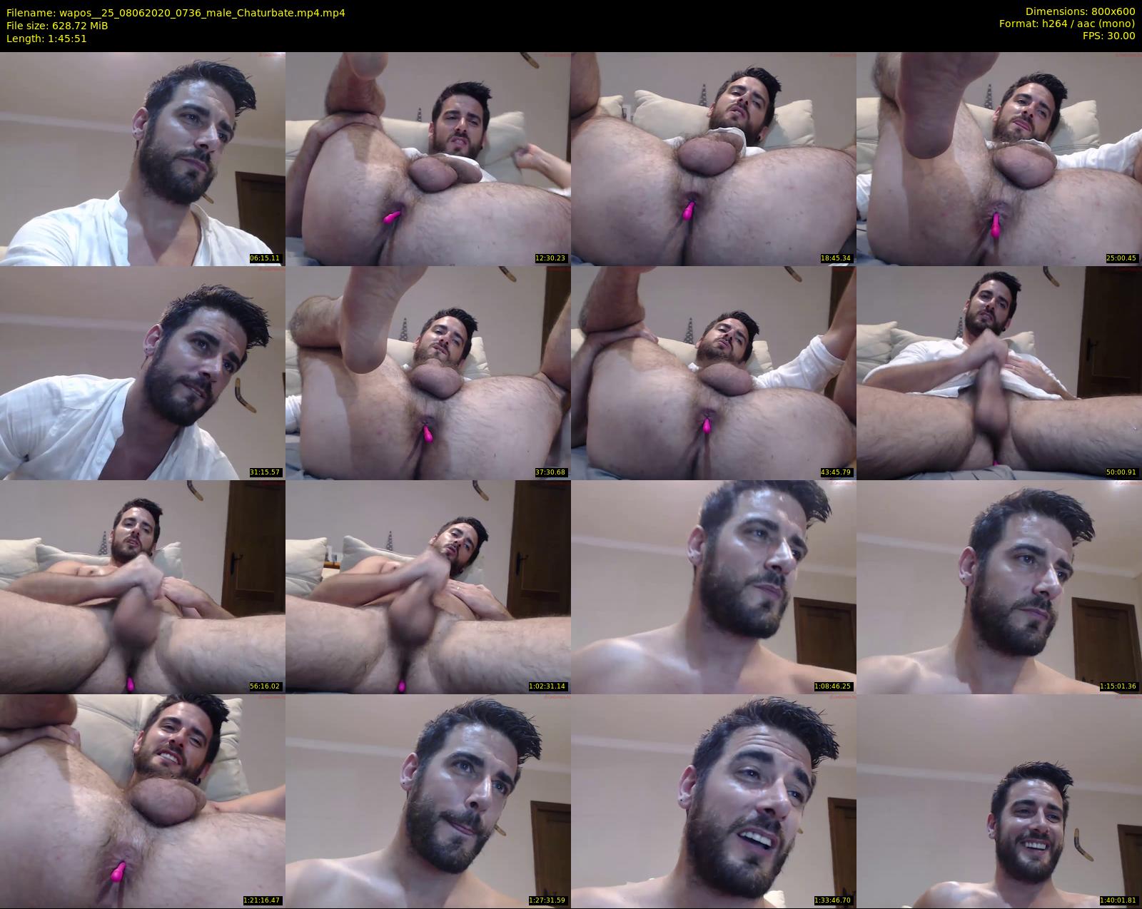 wapos__25 — 106 minute Chaturbate male cam show recording, 480p, Jun 8, 2020