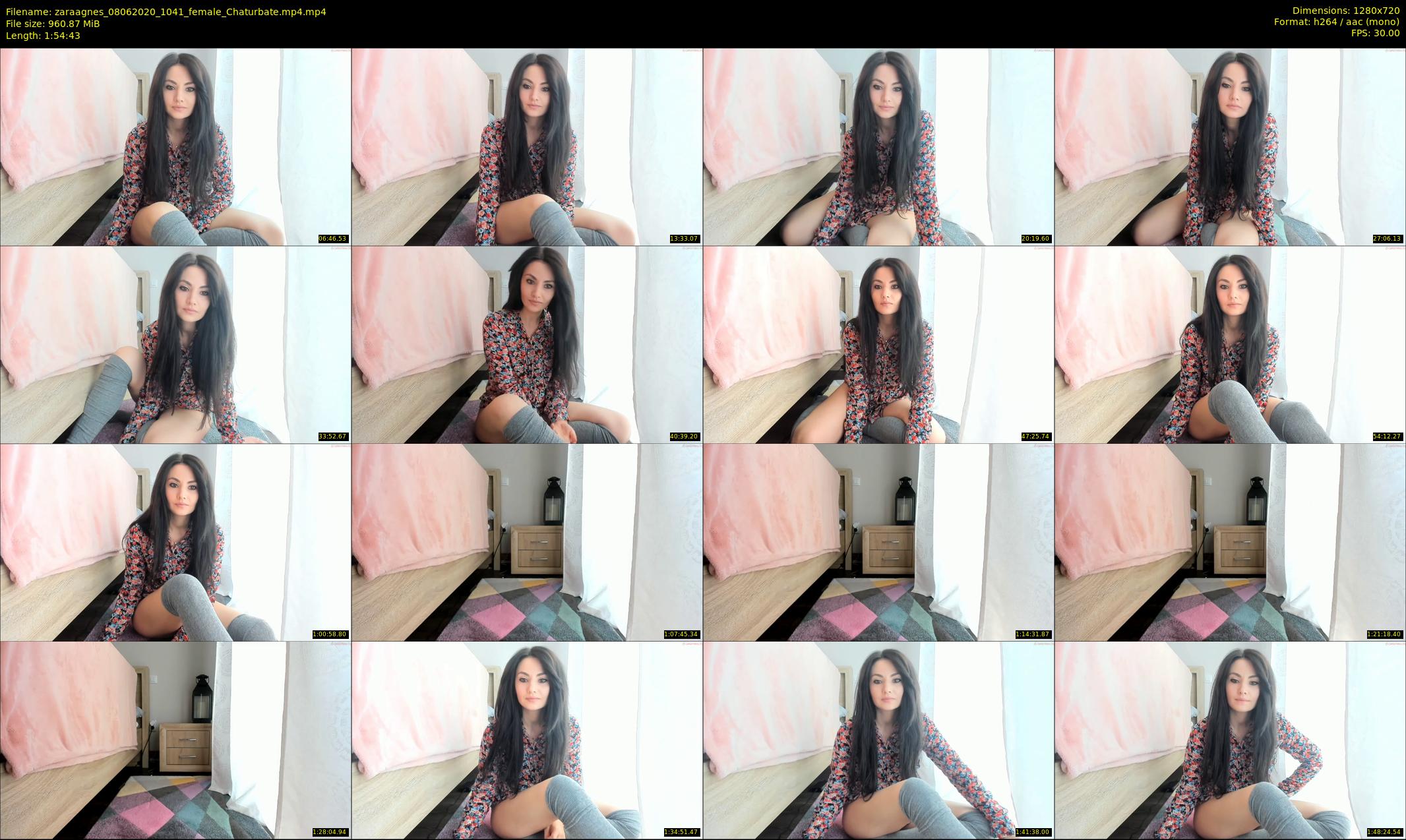 zaraagnes — 115 minute Chaturbate female cam show recording, 720p, Jun 8, 2020