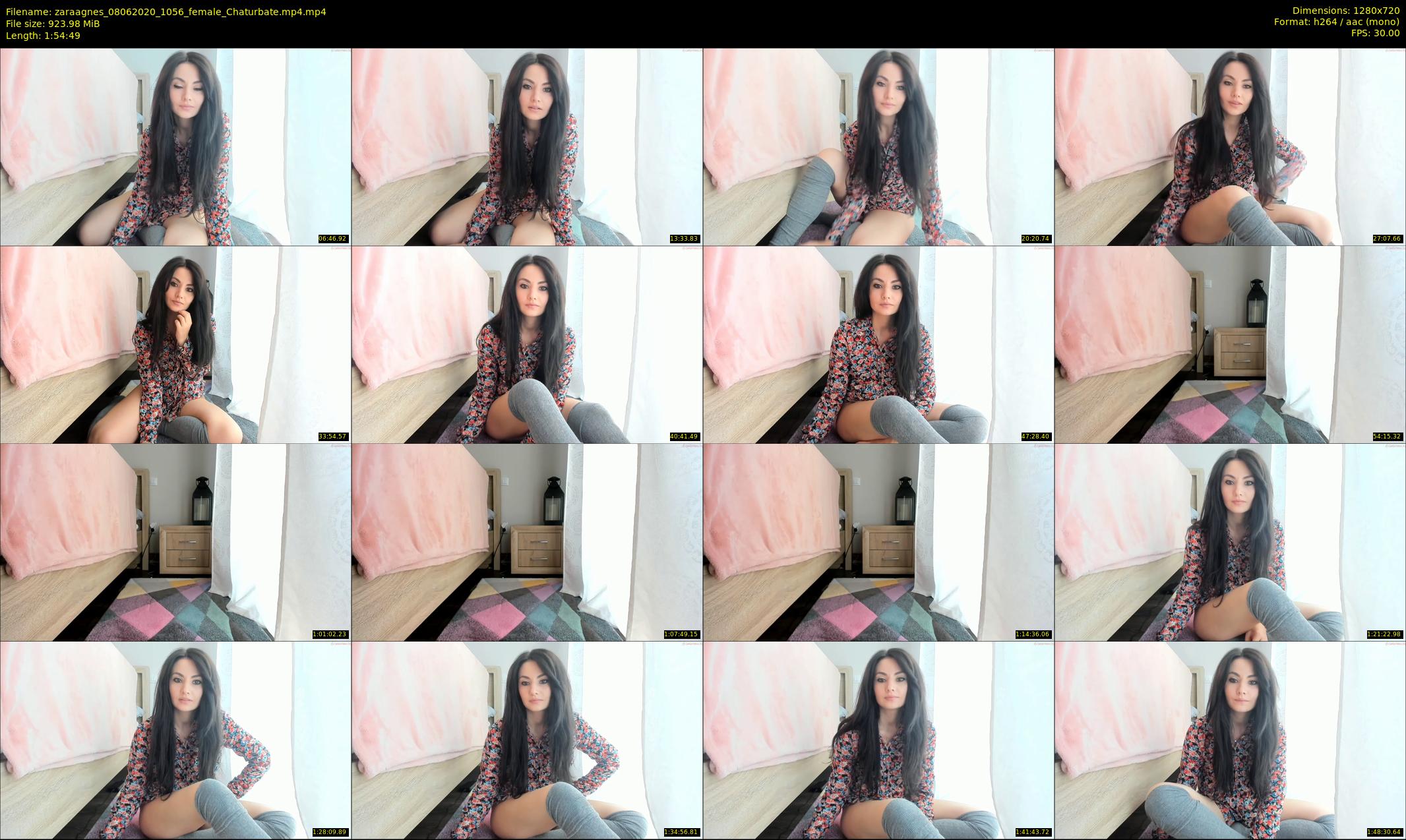 zaraagnes — 115 minute Chaturbate female cam show recording, 720p, Jun 8, 2020