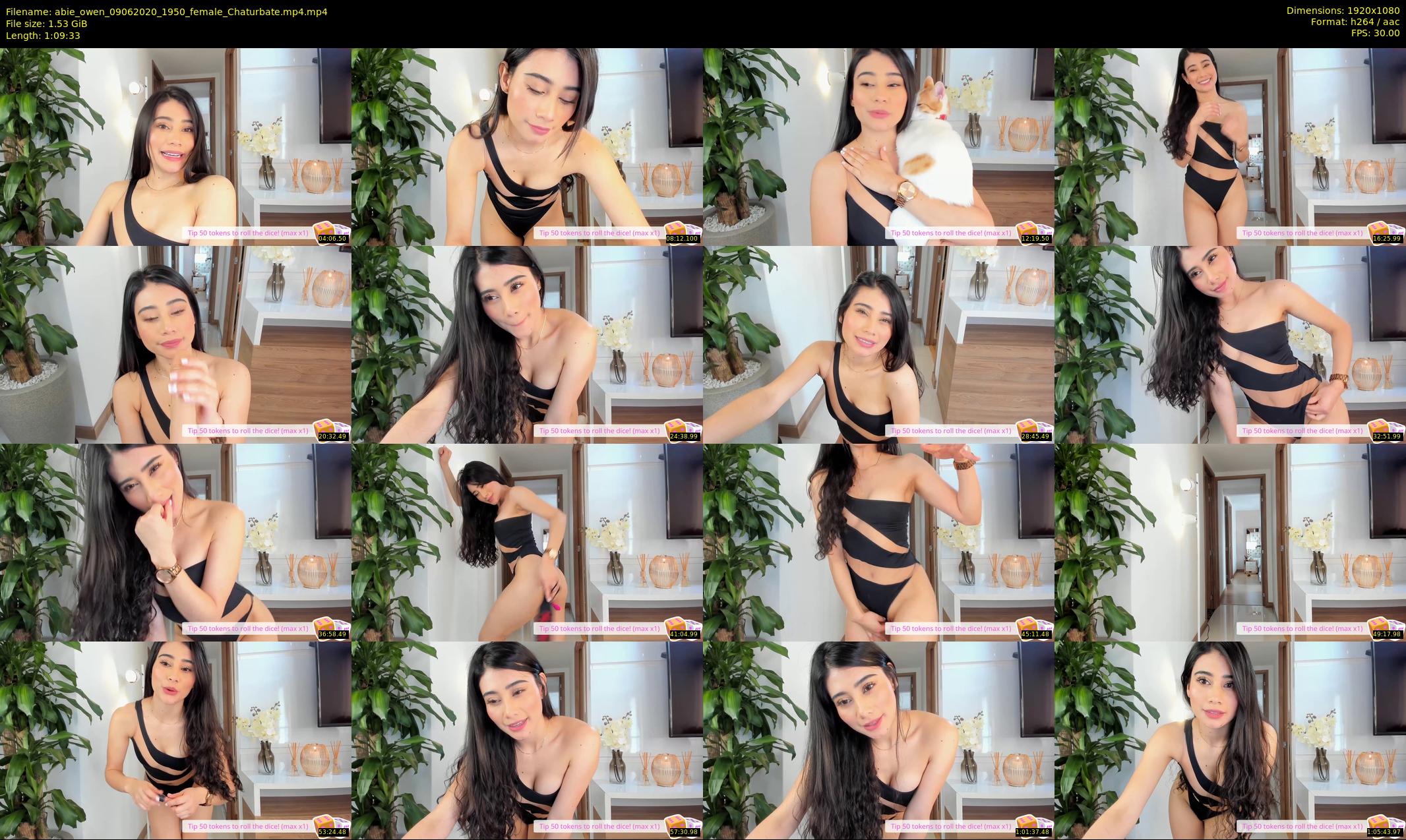 abie_owen — 70 minute Chaturbate female cam show recording, 1080p, Jun 9, 2020