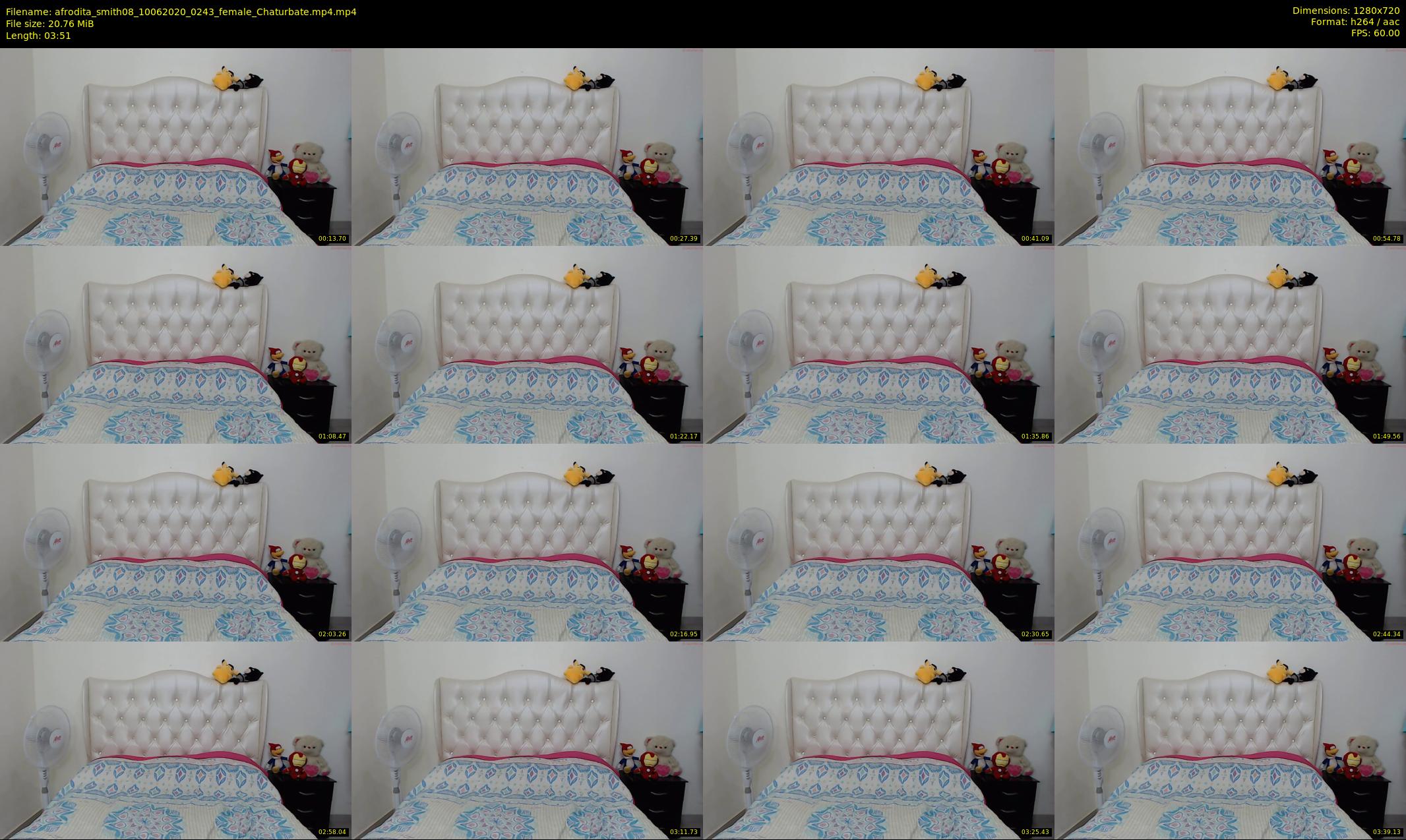 afrodita_smith08 — 4 minute Chaturbate female cam show recording, 720p, Jun 10, 2020